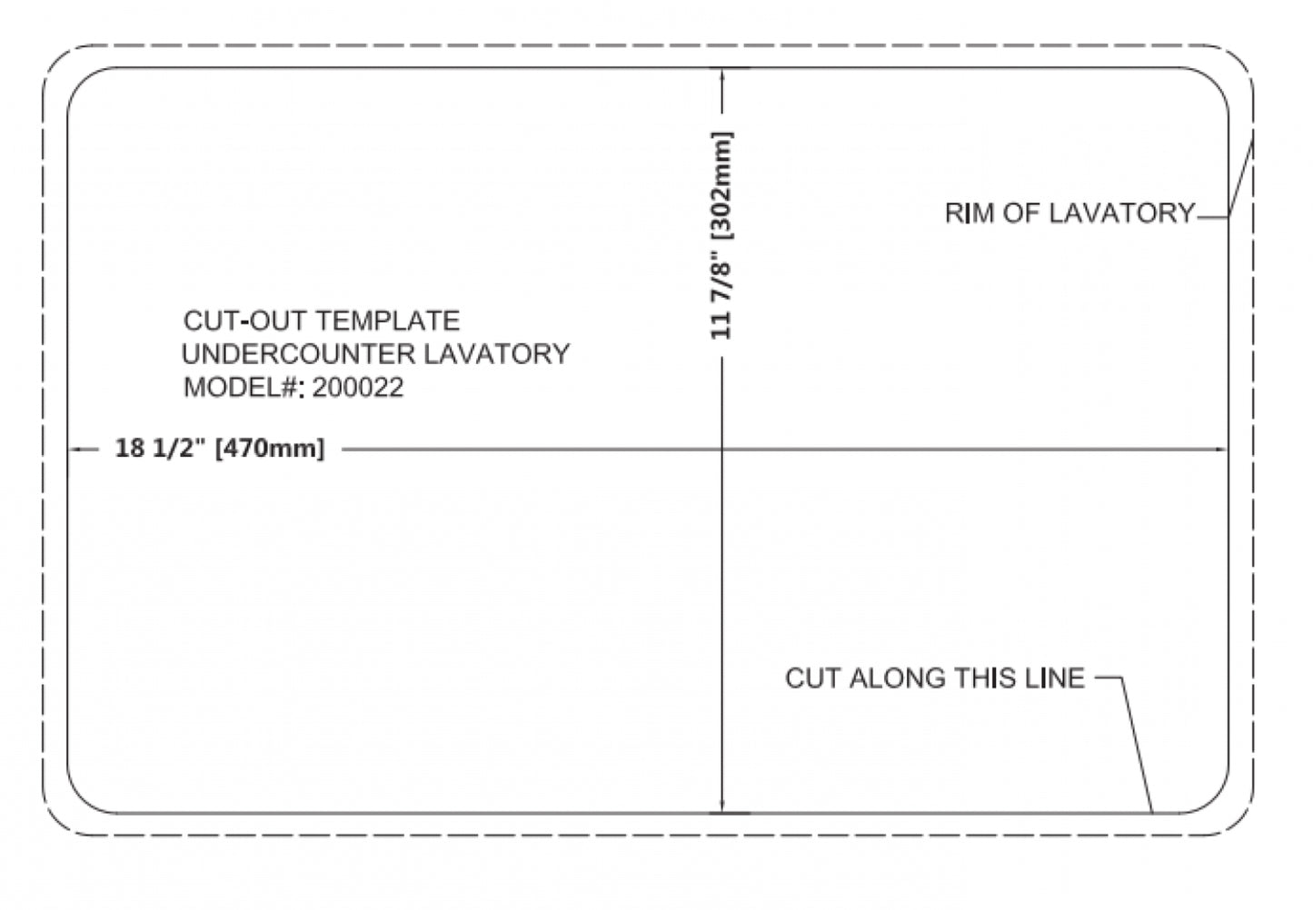 21.5-in. x 14.625-in. Ceramic Bathroom Undermount Sink In White CUPC