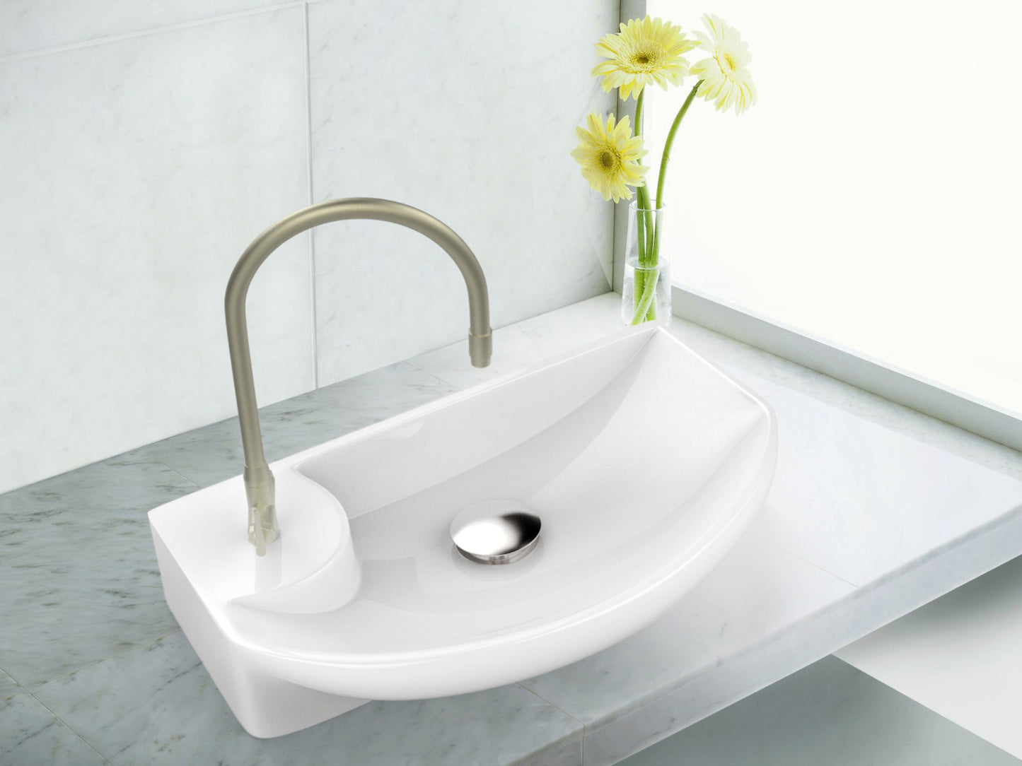 17.75-in. x 8.75-in. Rectangle Bathroom Vessel Sink White Enamel Glaze