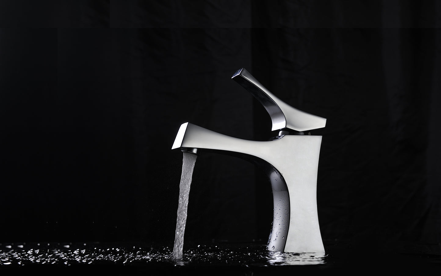 1 Hole CUPC Brass Bathroom Sink Faucet Chrome Lead Free Brass