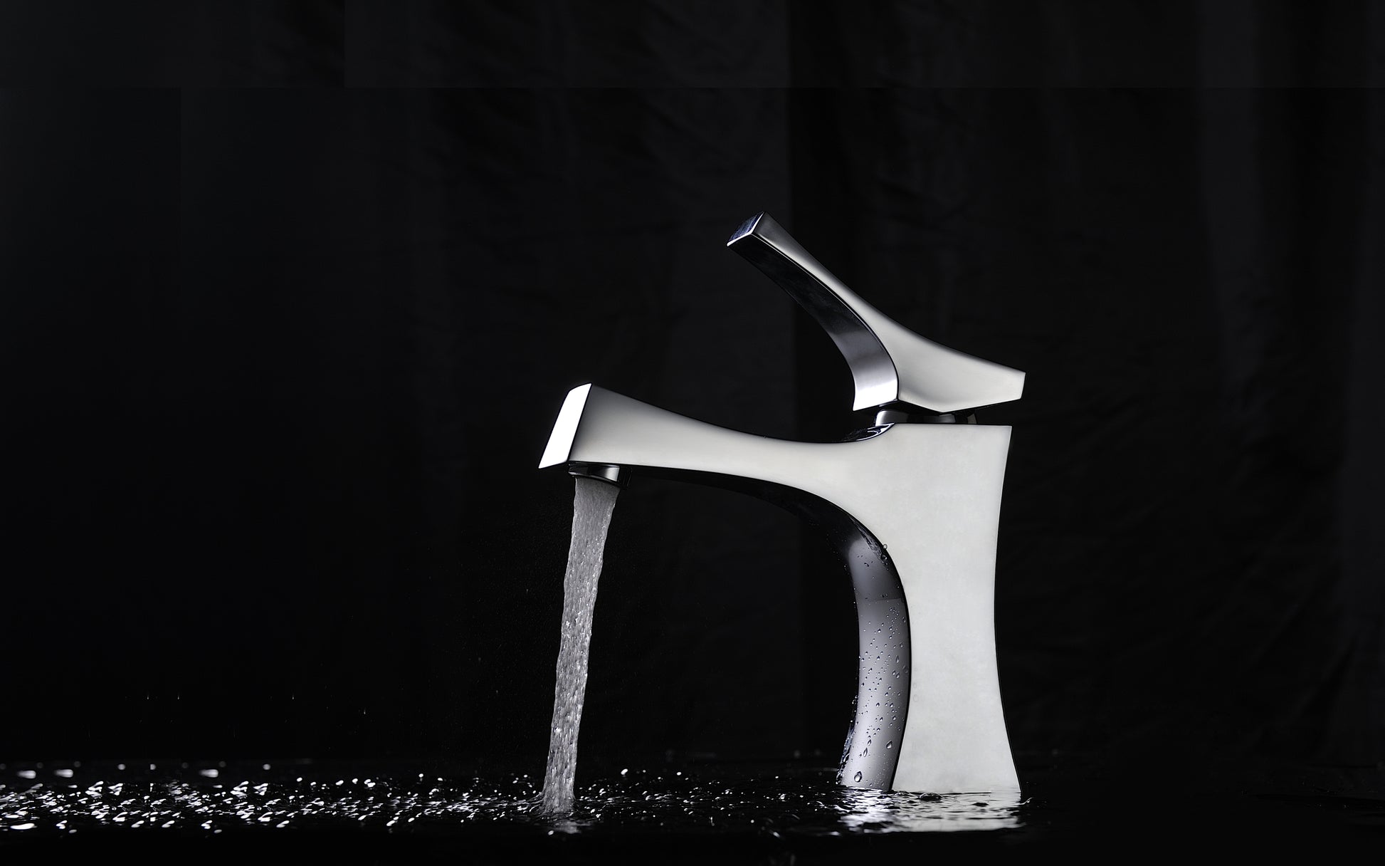 1 Hole CUPC Brass Bathroom Sink Faucet Chrome Lead Free Brass