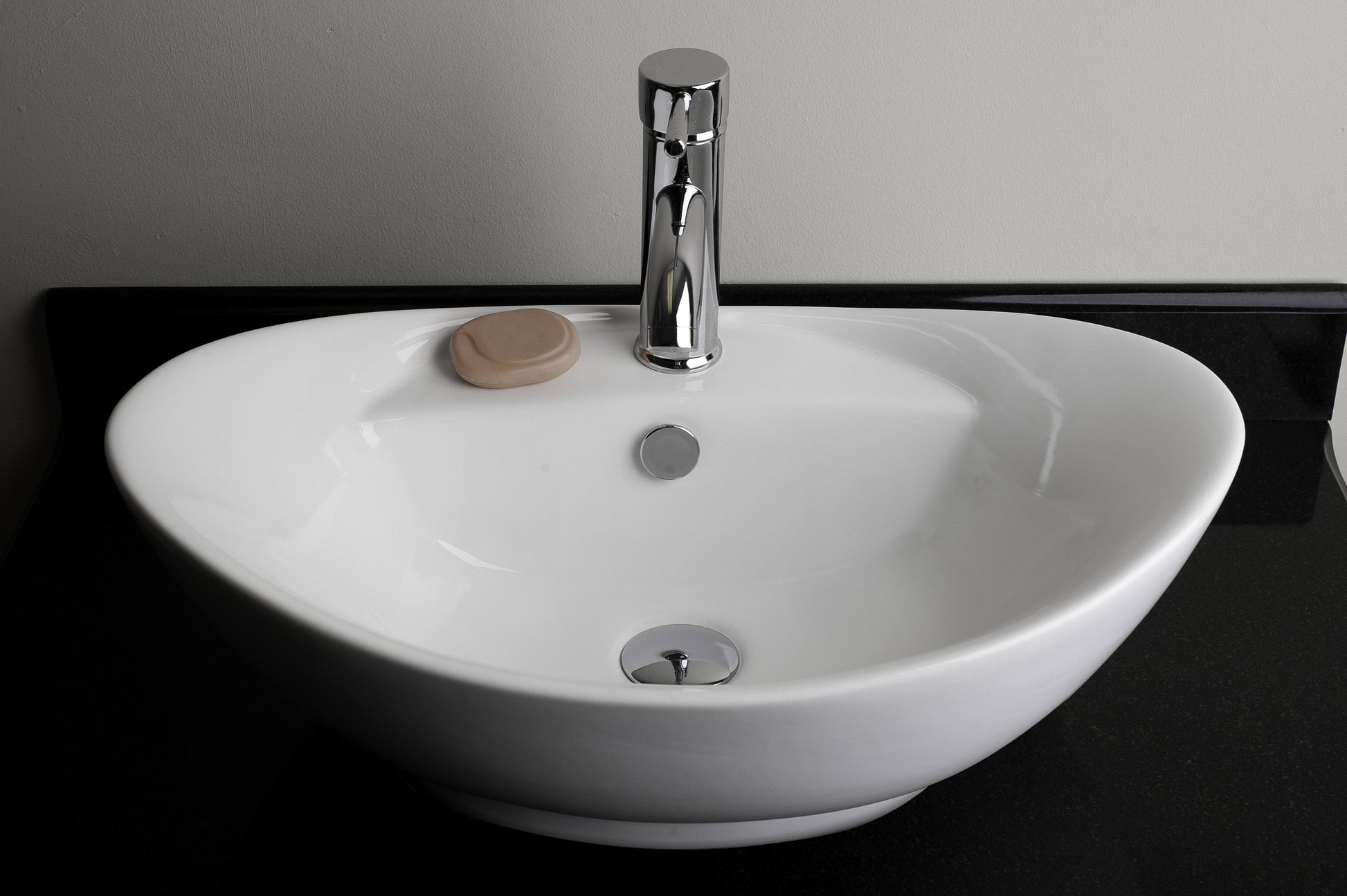 23-in. x 15.25-in. Oval Bathroom Vessel Sink White Enamel Glaze