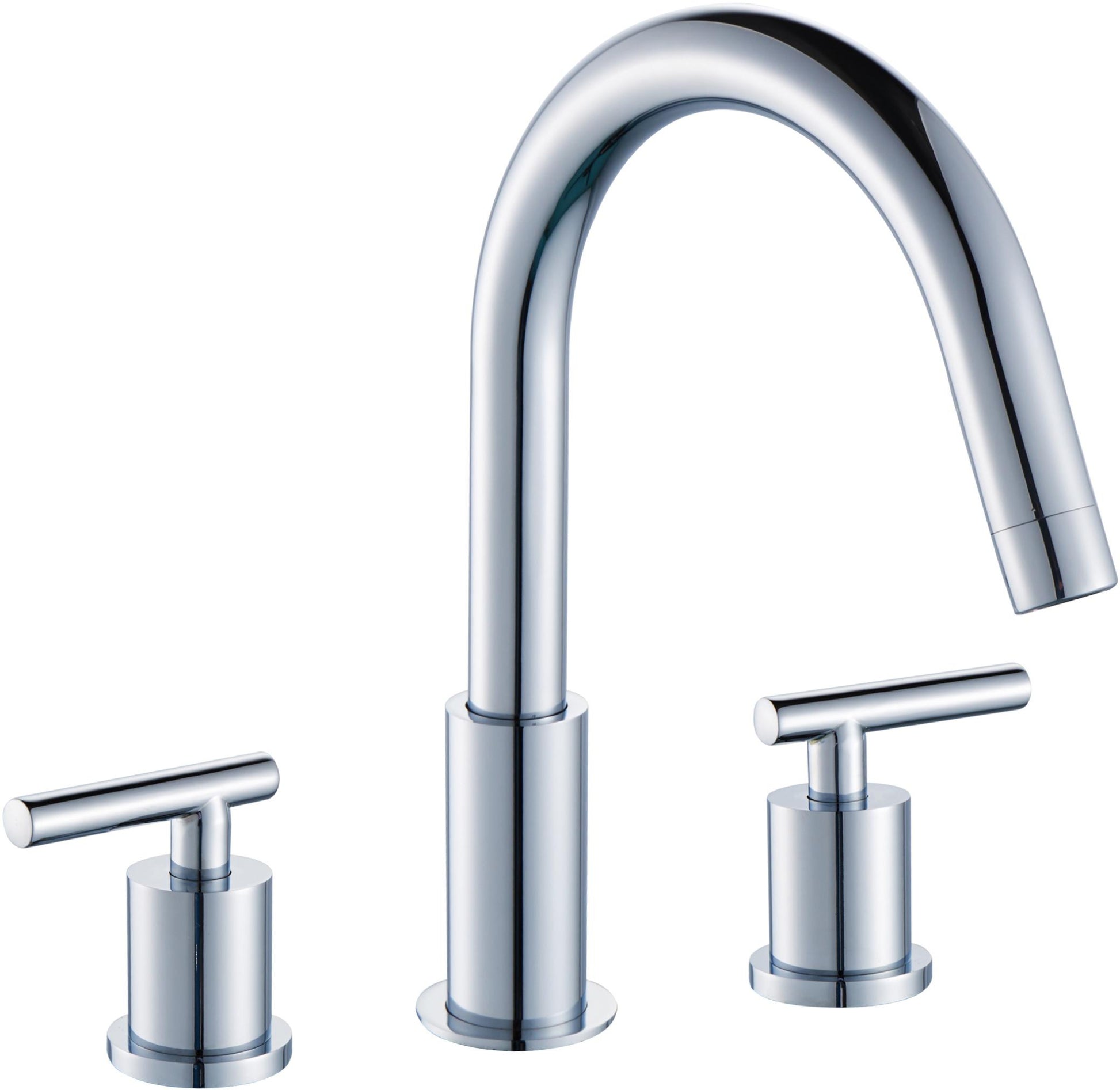 3H8-in. CUPC Brass Bathroom Sink Faucet Chrome Lead Free Brass