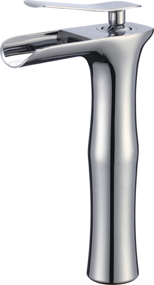 Deck Mount CUPC Brass Bathroom Sink Faucet Chrome Lead Free Brass