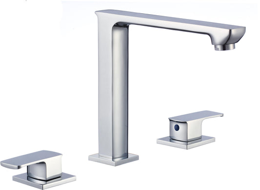 3H8-in. CUPC Brass Bathroom Sink Faucet Chrome Lead Free Brass