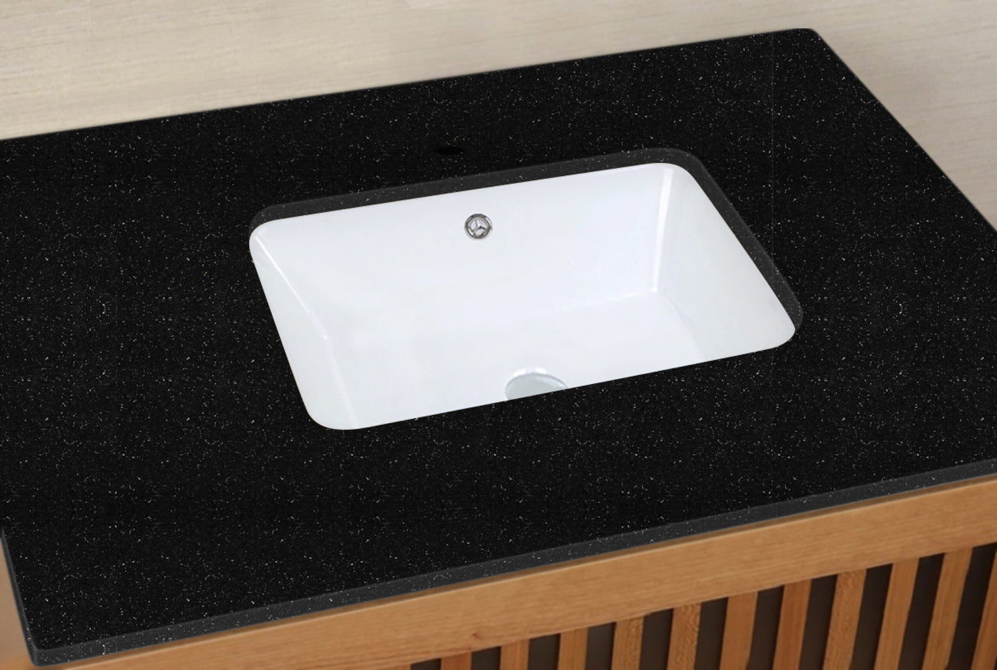 21.75-in. x 16-in. Rectangle Bathroom Vessel Sink White Enamel Glaze