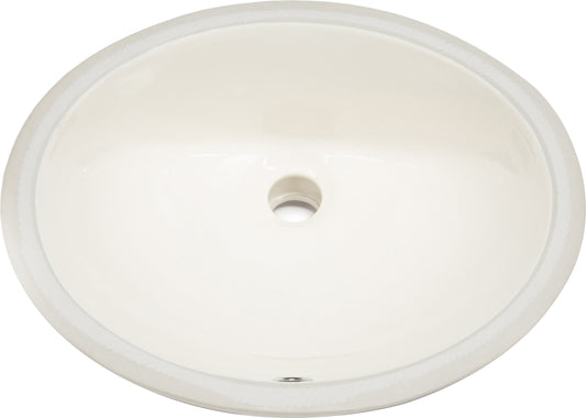 19.5-in. x 16.25-in. Ceramic Bathroom Undermount Sink In Biscuit CUPC