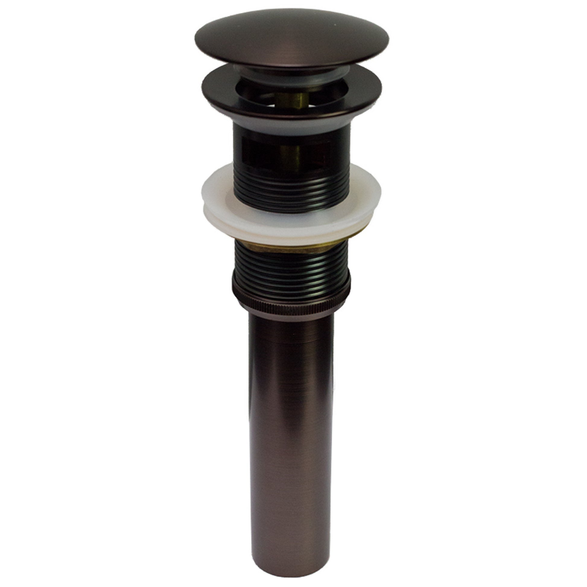 2.6 in. x 2.6 in. Yes Overflow Bathroom Sink Drain Oil Rubbed Bronze Stainless Steel