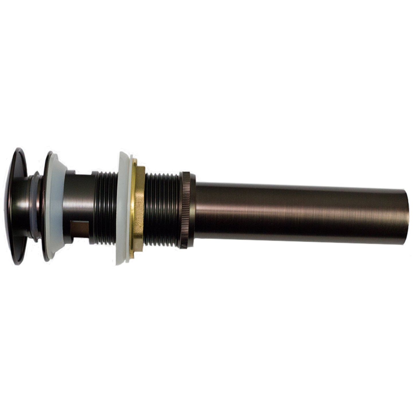 2.6 in. x 2.6 in. Yes Overflow Bathroom Sink Drain Oil Rubbed Bronze Stainless Steel