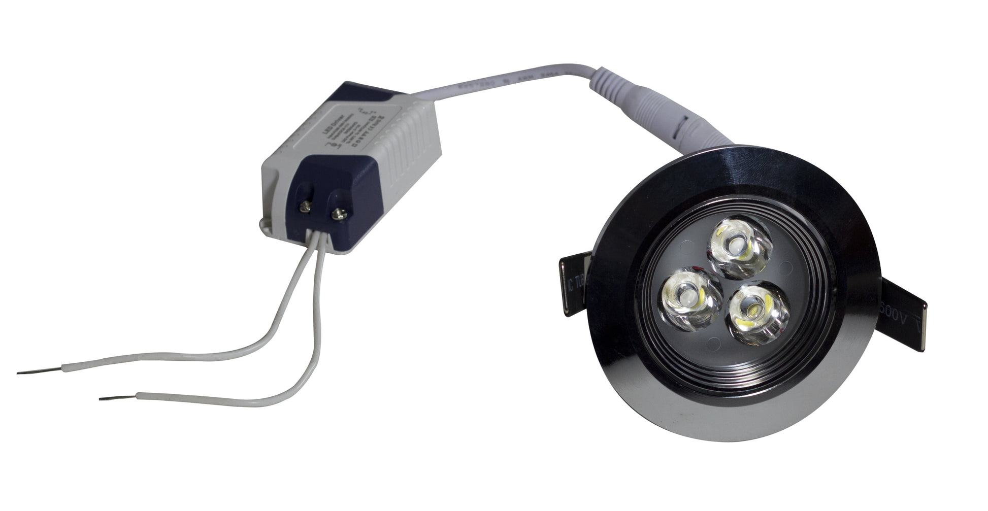 3.5-in. W Round Aluminum Semi-Recessed Pot Light In Chrome Color