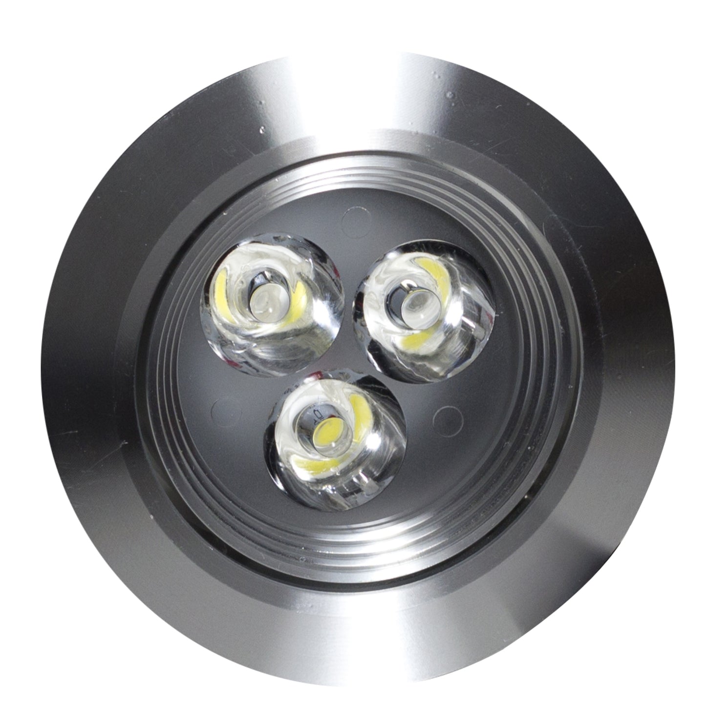 3.5-in. W Round Aluminum Semi-Recessed Pot Light In Brushed Nickel Color