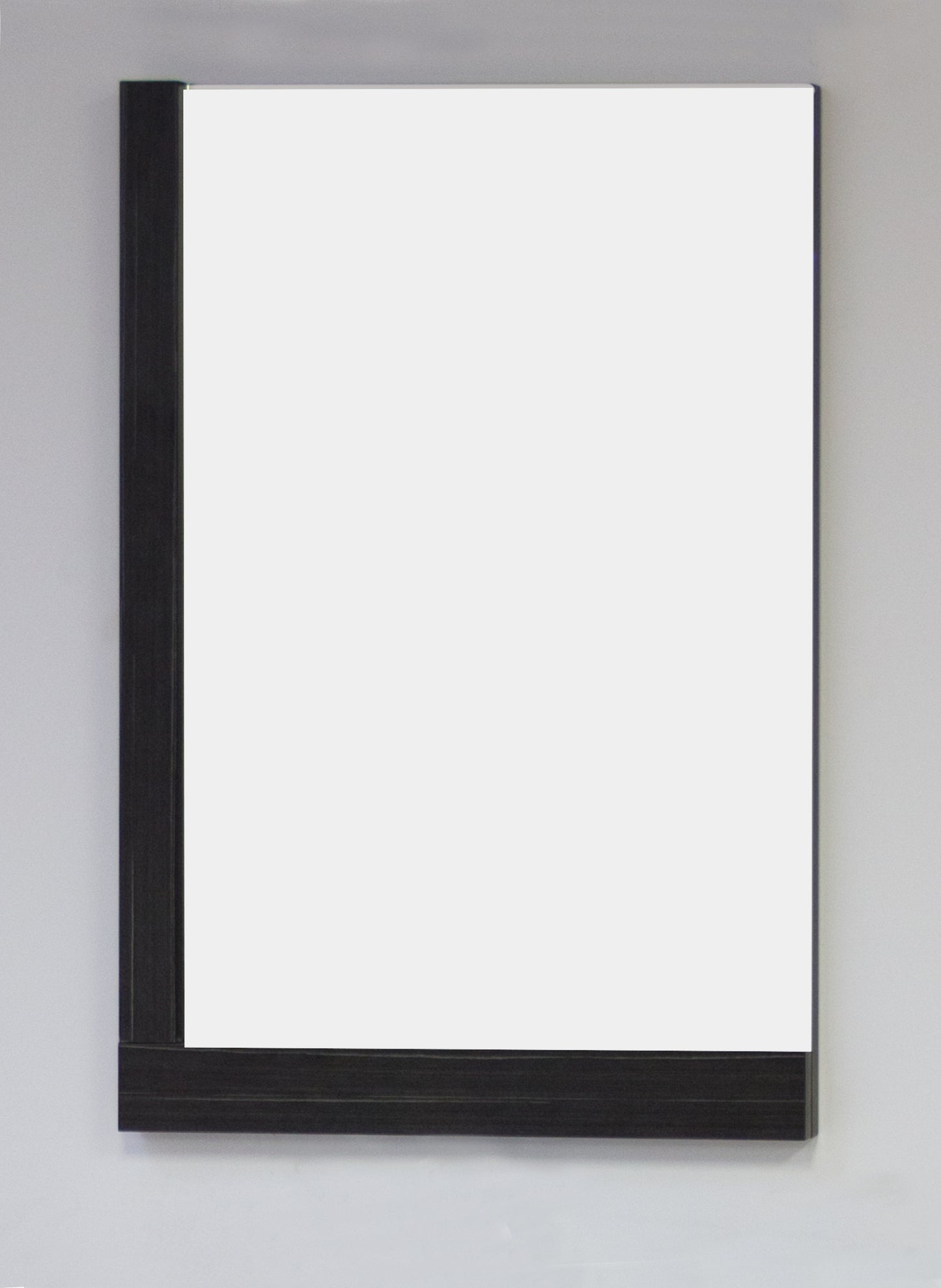 23.5-in. W 35.5-in. H Modern Plywood-Melamine Wood Mirror In Dawn Grey