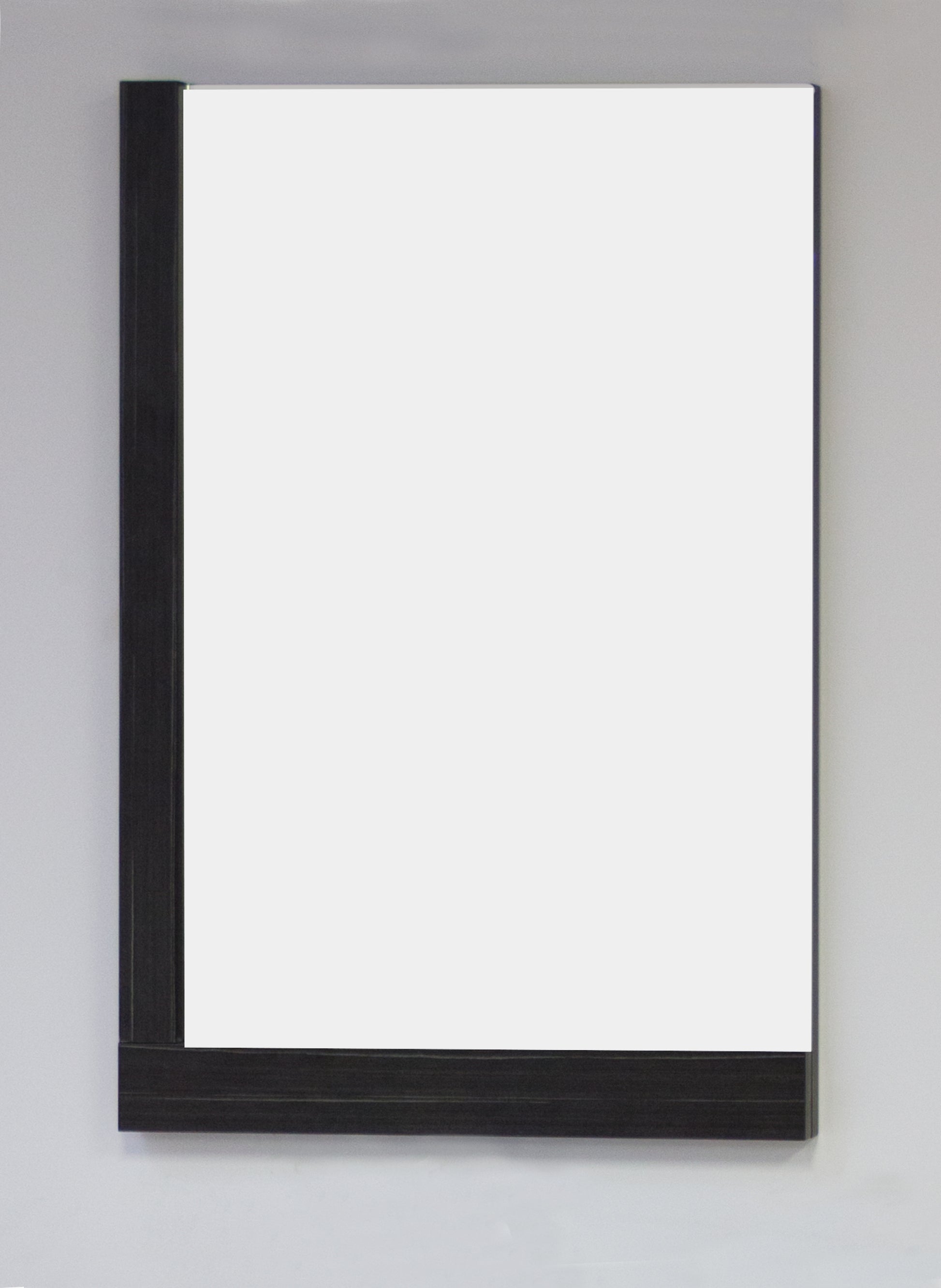 23.5-in. W 35.5-in. H Modern Plywood-Melamine Wood Mirror In Dawn Grey