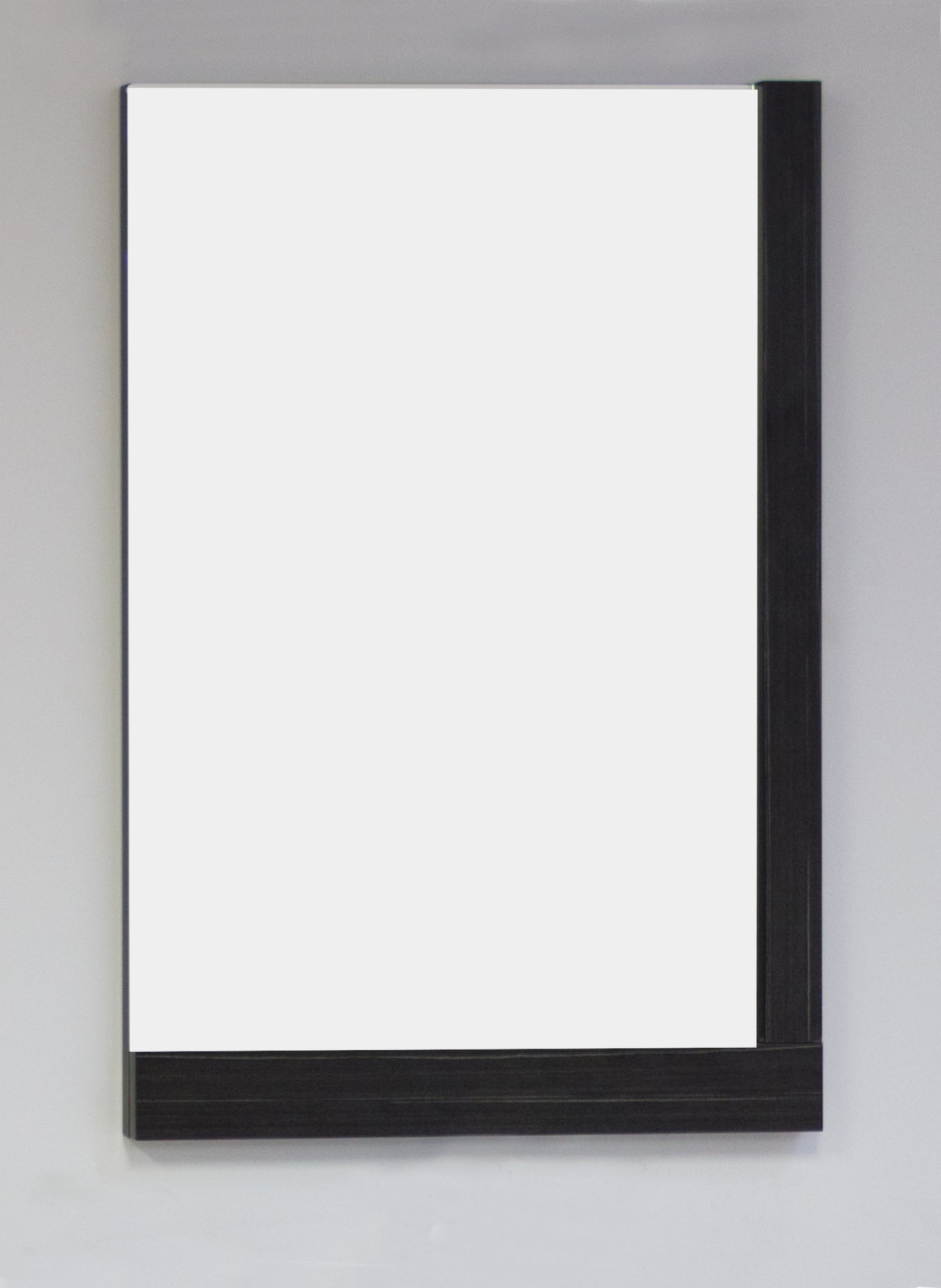 23.5-in. W 35.5-in. H Modern Plywood-Melamine Wood Mirror In Dawn Grey