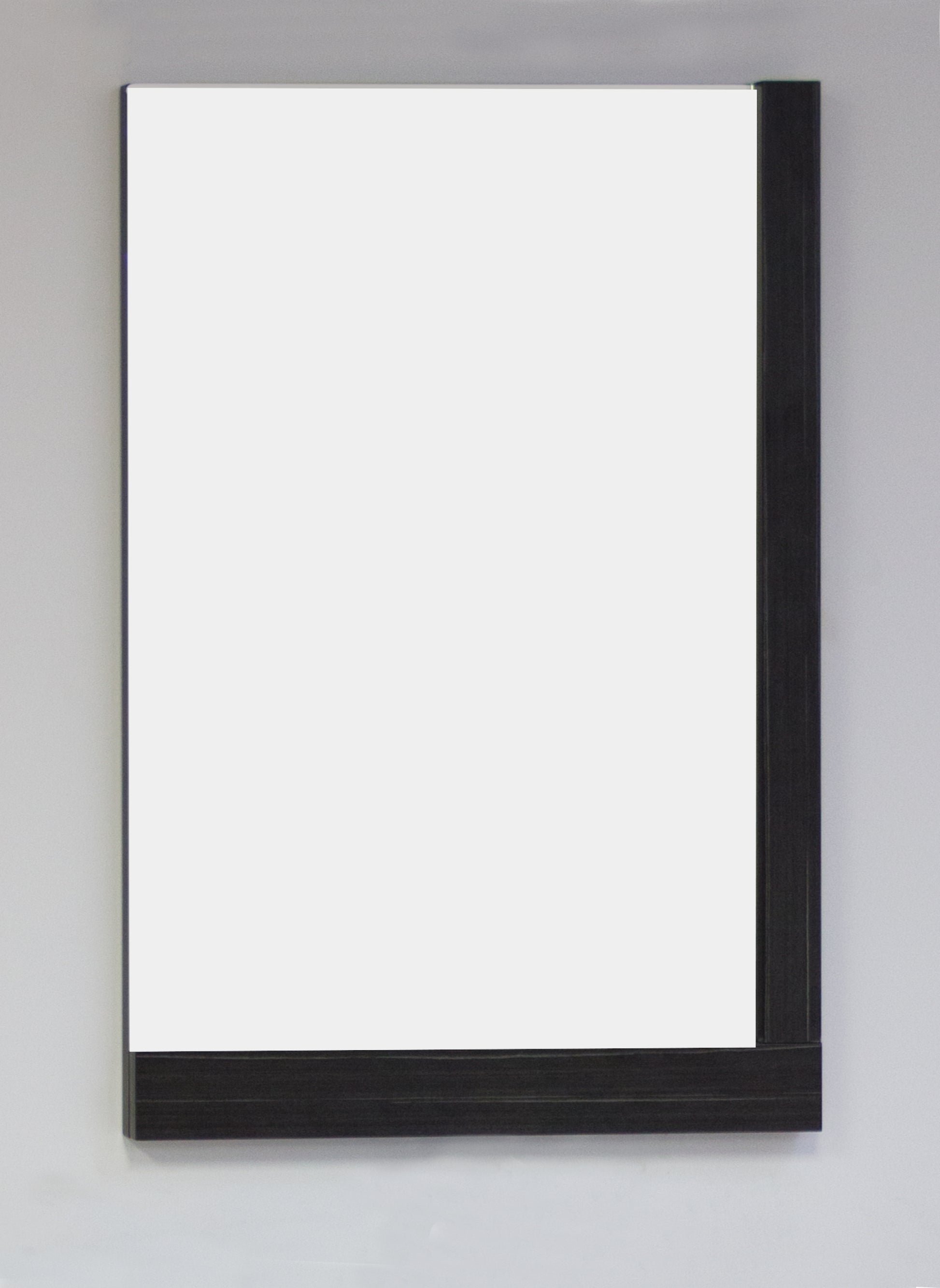 23.5-in. W 35.5-in. H Modern Plywood-Melamine Wood Mirror In Dawn Grey