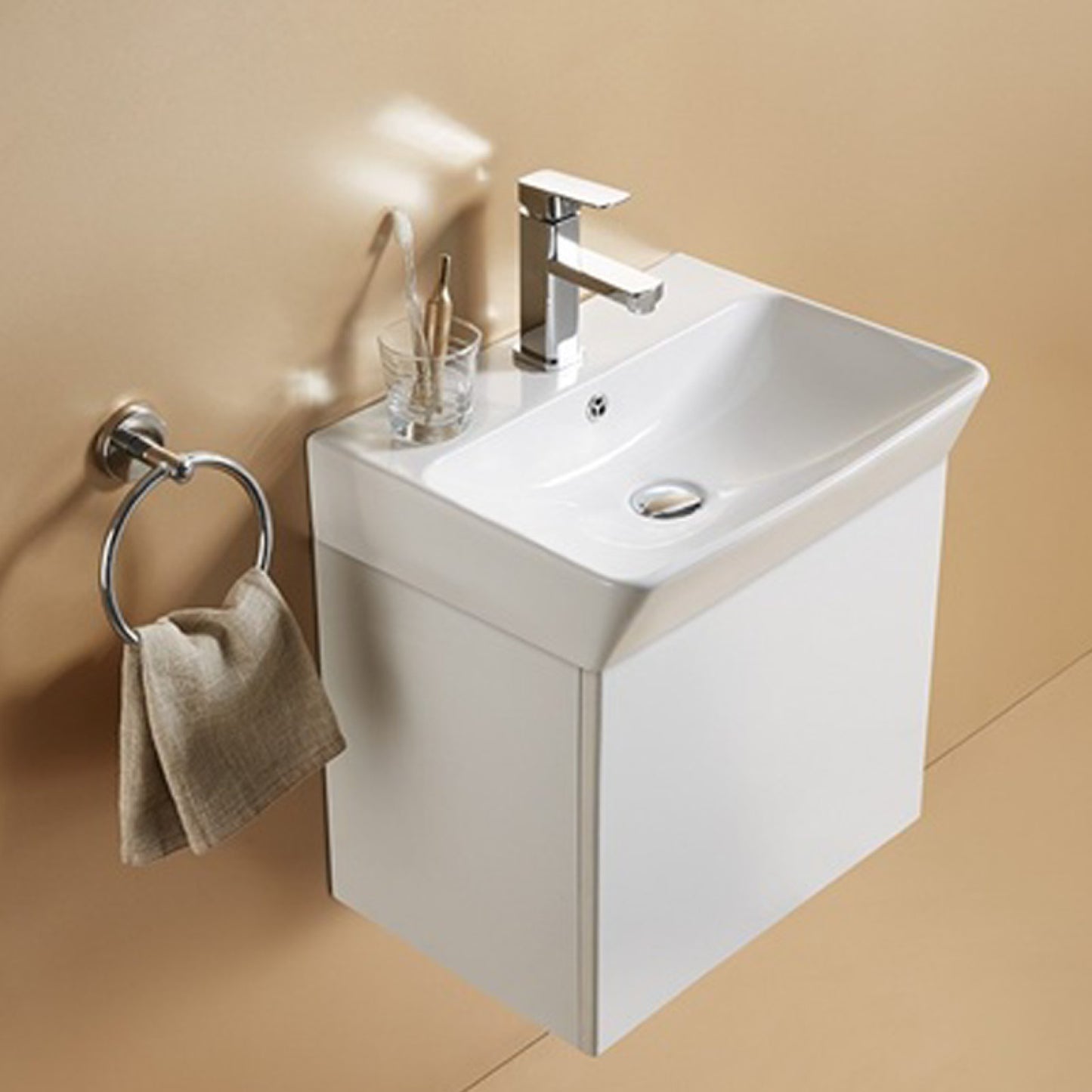 23.81-in. x 13.97-in. Rectangle Bathroom Vessel Sink White Enamel Glaze