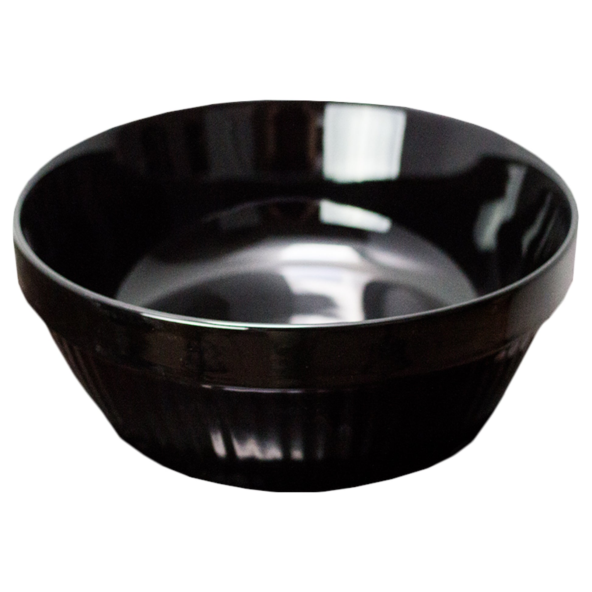 14.09-in. x 14.09-in. Round Bathroom Vessel Sink Black Enamel Glaze