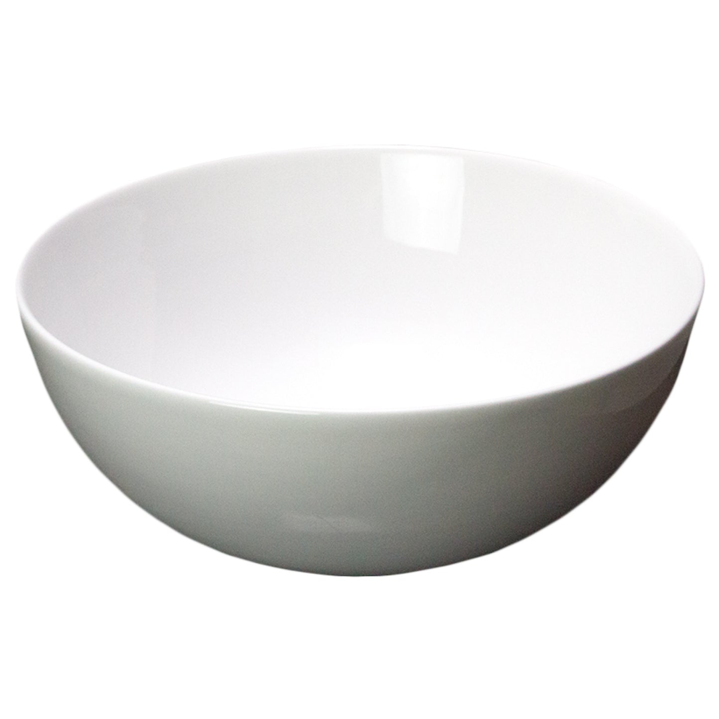 14.09-in. x 14.09-in. Round Bathroom Vessel Sink White Enamel Glaze
