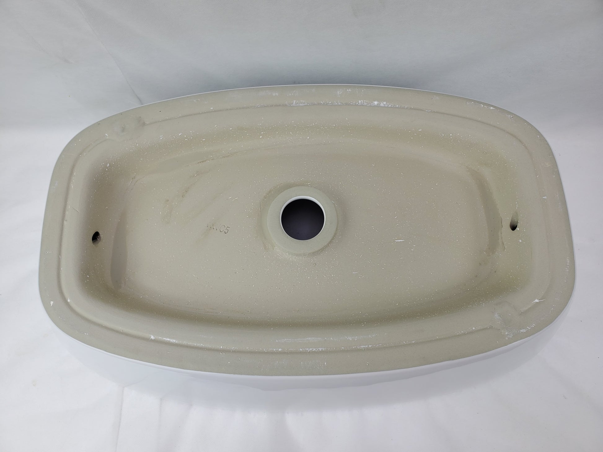 23.62-in. x 15-in. Rectangle Bathroom Vessel Sink White Enamel Glaze