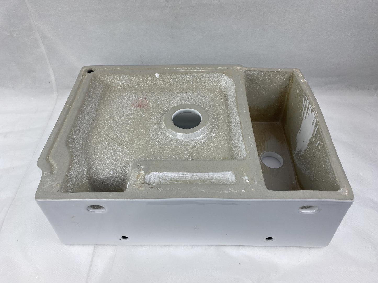 16.5-in. x 11.8-in. Rectangle Bathroom Vessel Sink White Enamel Glaze