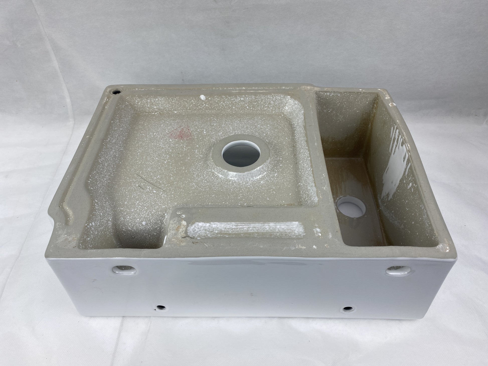 16.5-in. x 11.8-in. Rectangle Bathroom Vessel Sink White Enamel Glaze