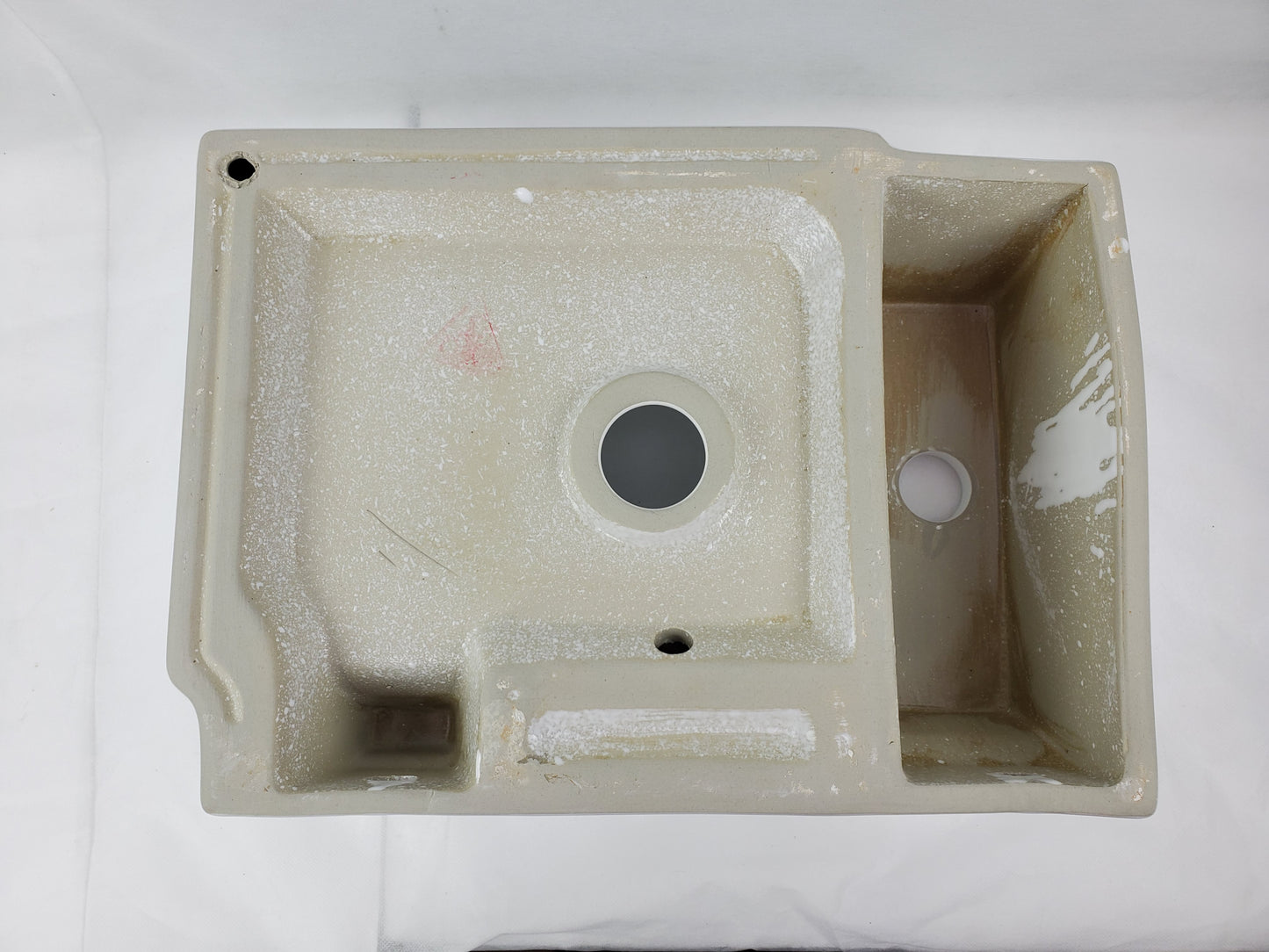 16.5-in. x 11.8-in. Rectangle Bathroom Vessel Sink White Enamel Glaze