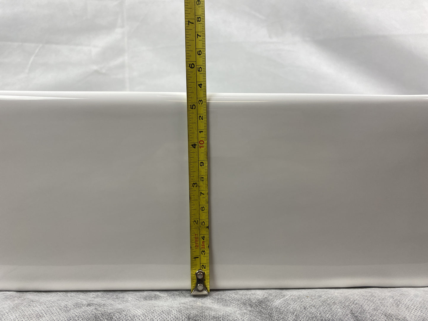 15-in. x 15-in. Square Bathroom Vessel Sink White Enamel Glaze