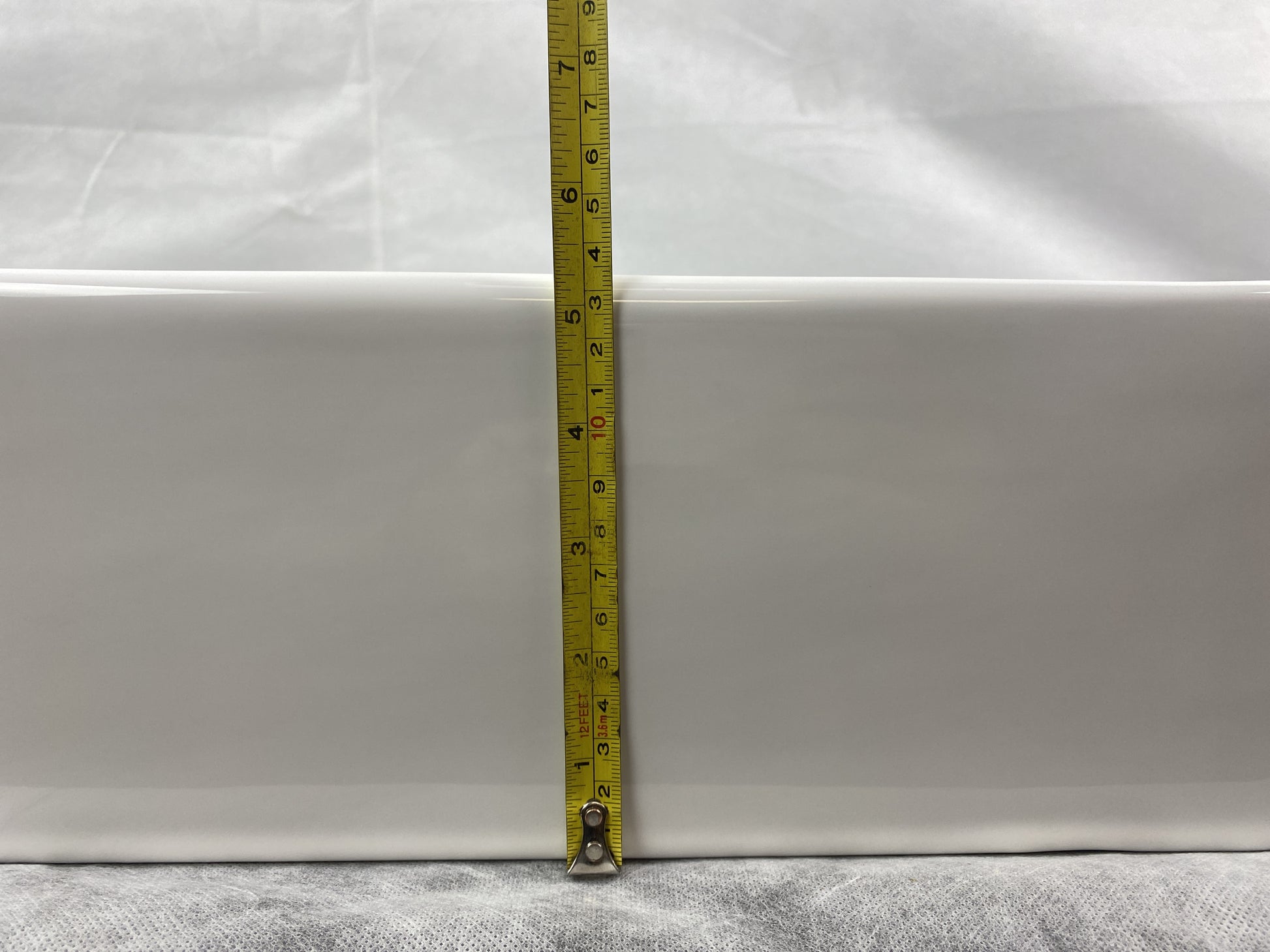 15-in. x 15-in. Square Bathroom Vessel Sink White Enamel Glaze