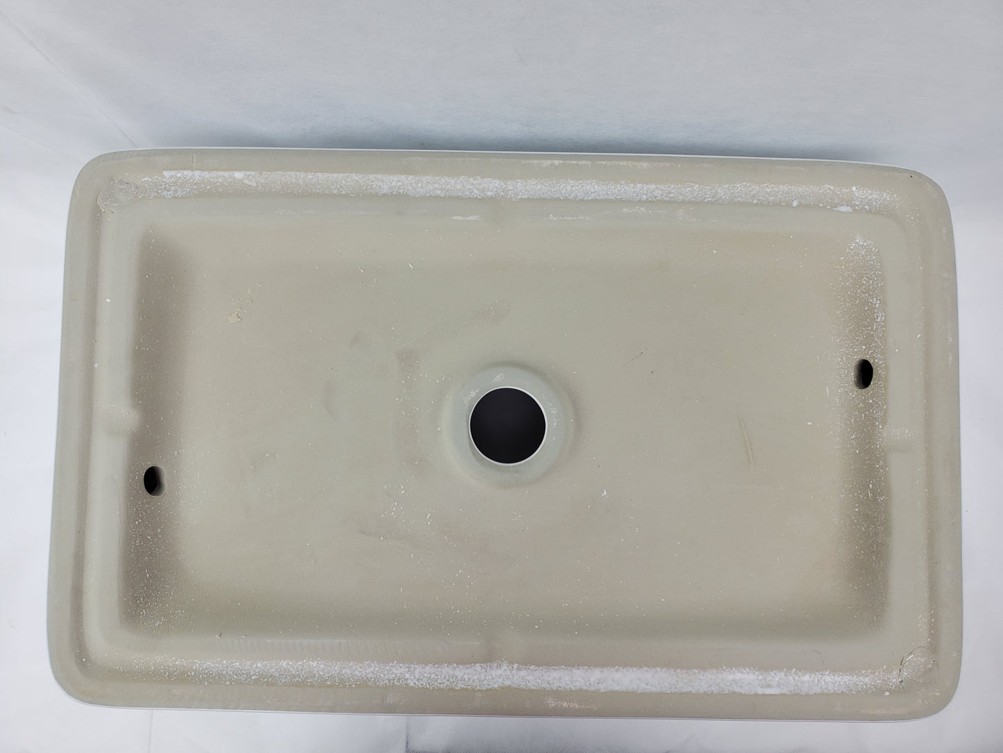 23-in. x 14.6-in. Rectangle Bathroom Vessel Sink White Enamel Glaze