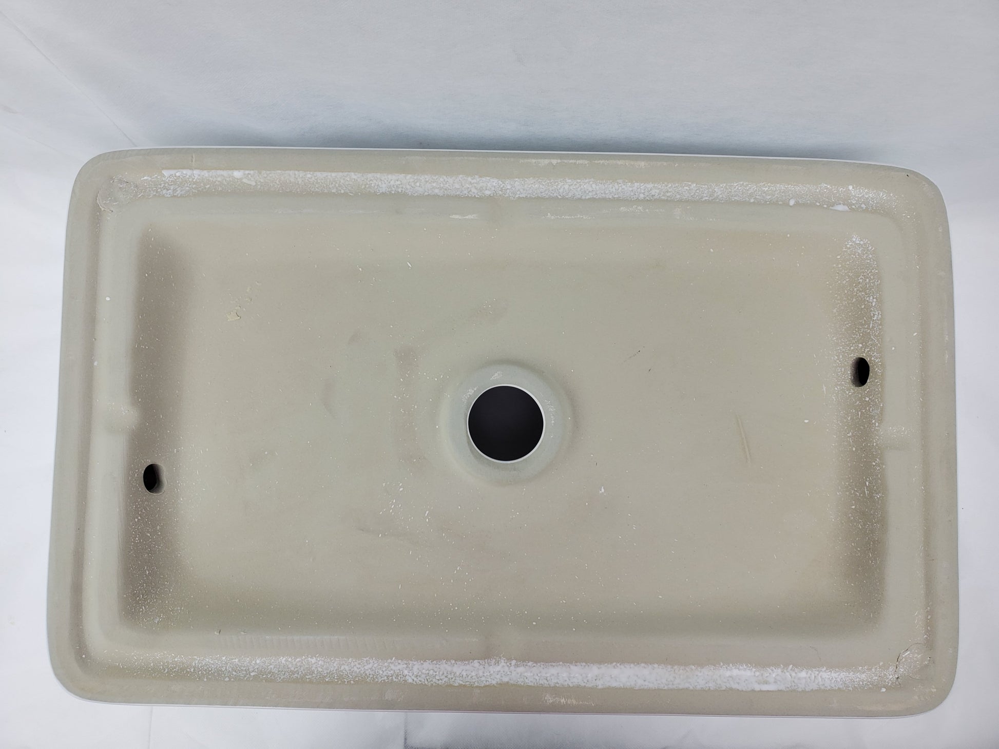 23-in. x 14.6-in. Rectangle Bathroom Vessel Sink White Enamel Glaze