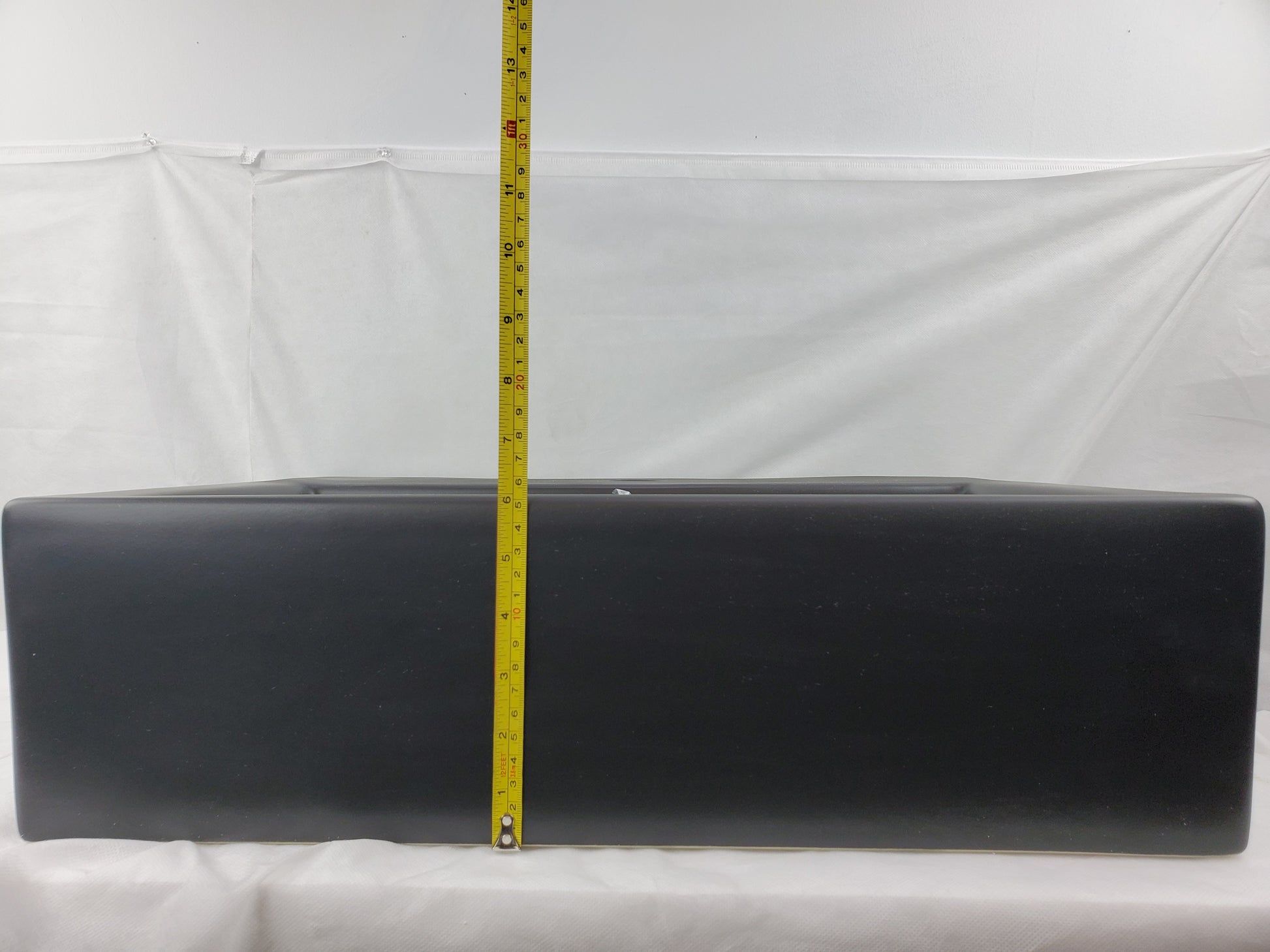 20.9-in. x 16.5-in. Rectangle Bathroom Vessel Sink Black Enamel Glaze