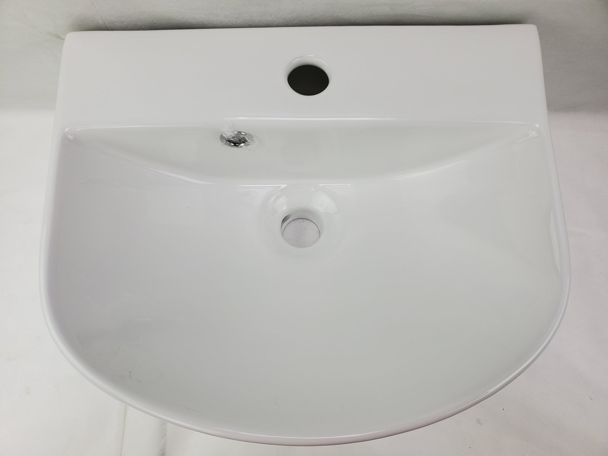 17.3-in. x 14.4-in. Rectangle Bathroom Vessel Sink White Enamel Glaze