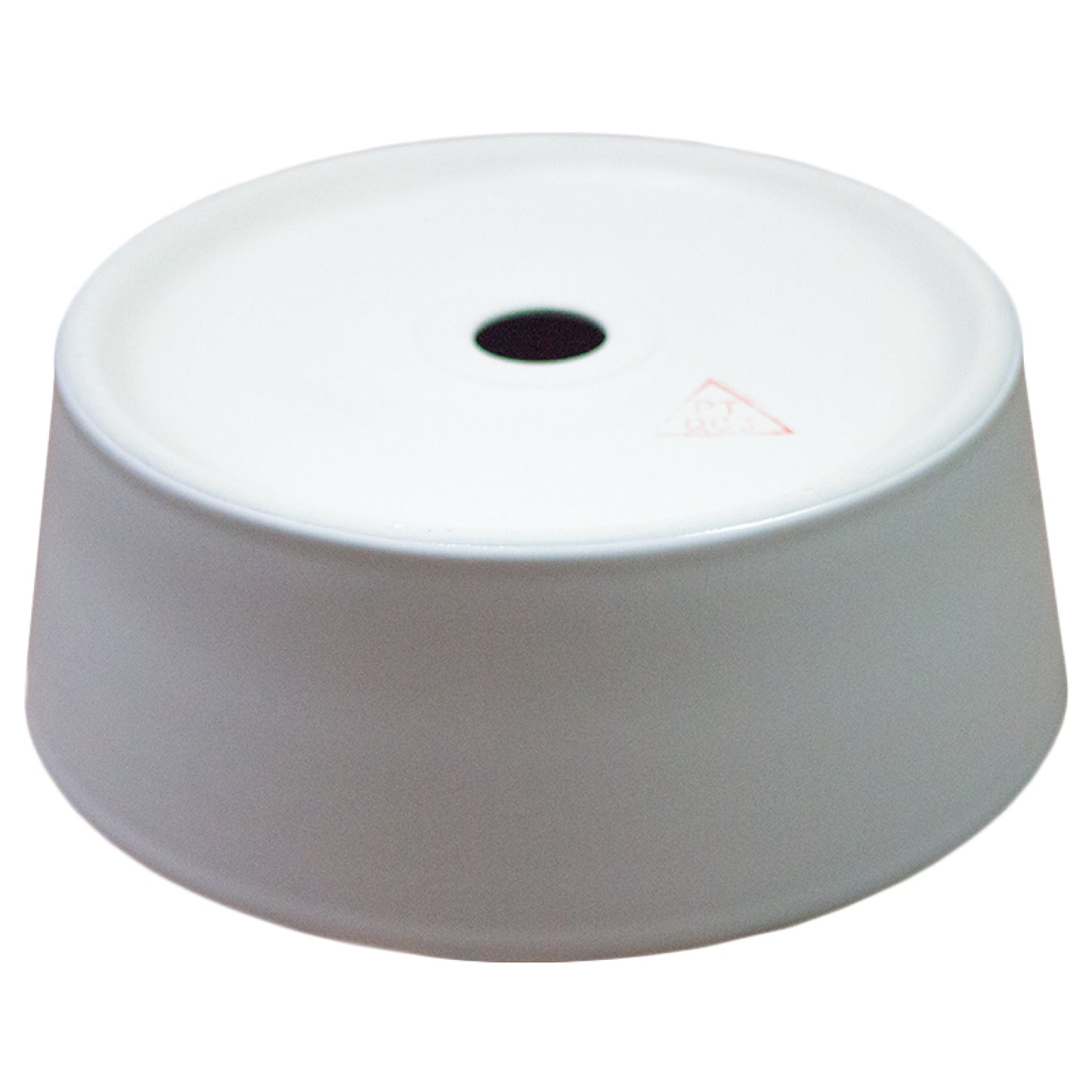 14.4-in. x 14.4-in. Round Bathroom Vessel Sink White Enamel Glaze