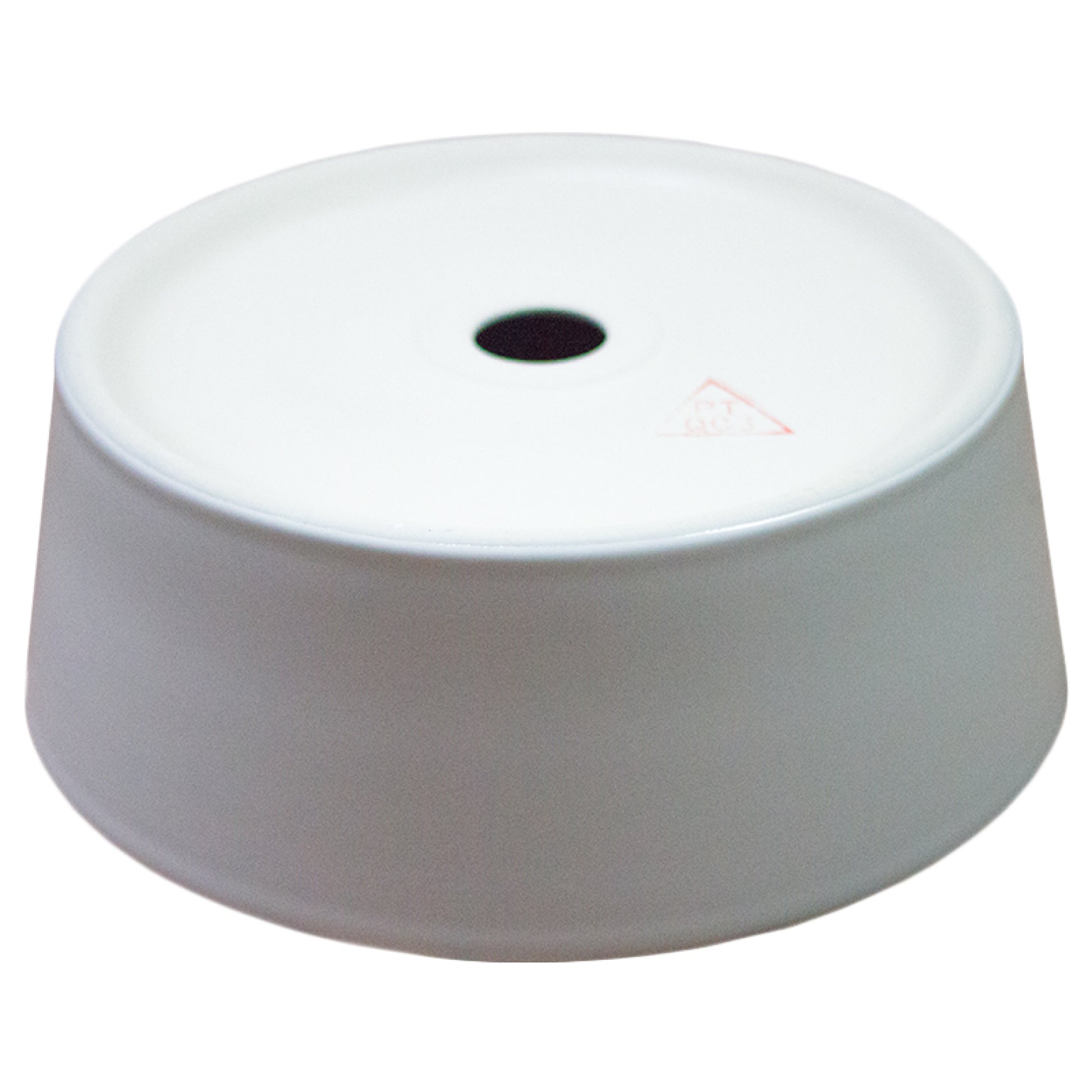 14.4-in. x 14.4-in. Round Bathroom Vessel Sink White Enamel Glaze