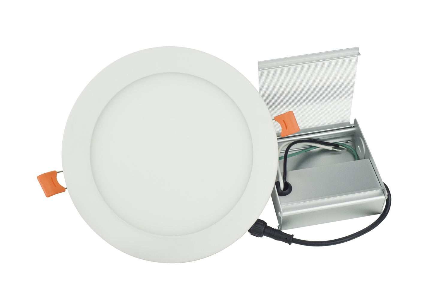 4-in. W Round Aluminum Semi-Recessed Pot Light In White Color