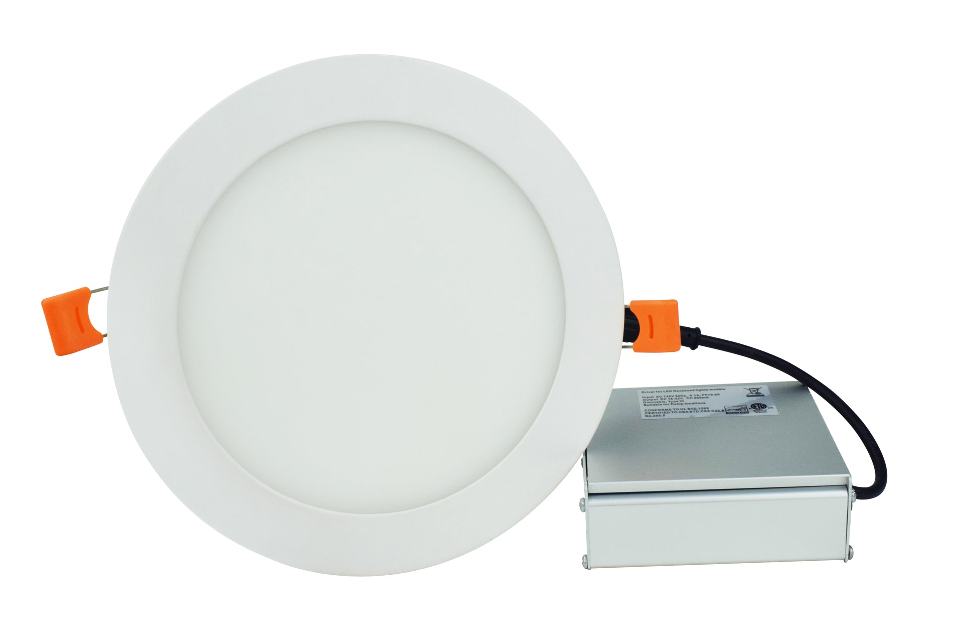 6-in. W Round Aluminum Semi-Recessed Pot Light In White Color