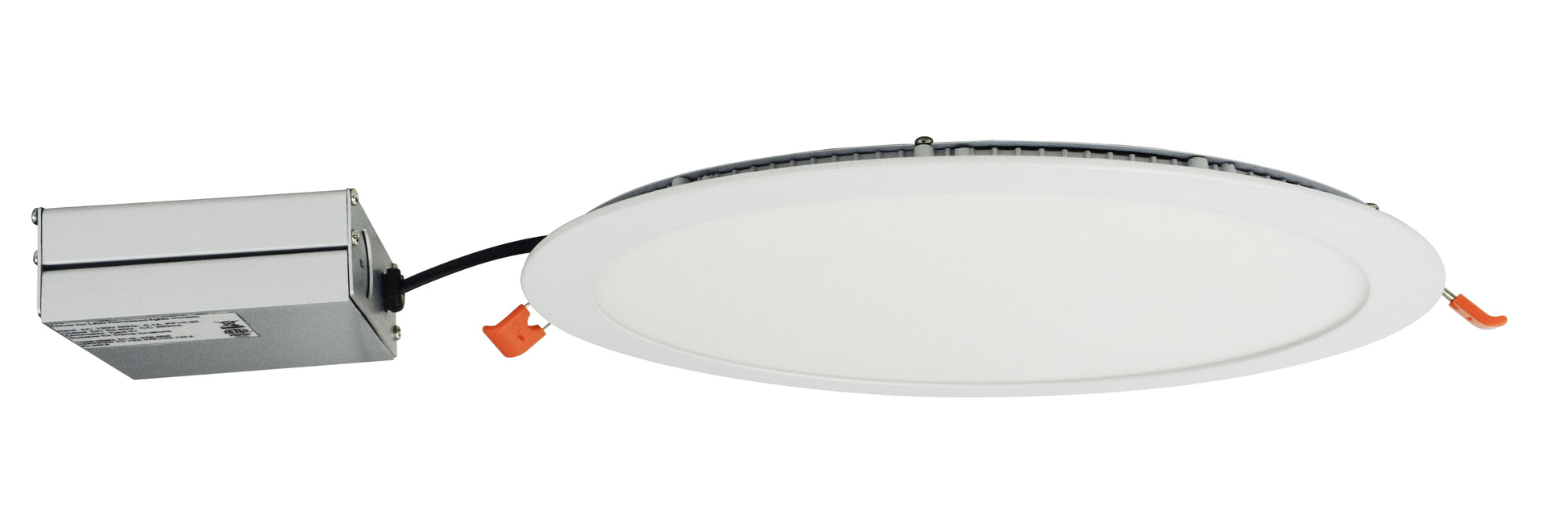 12-in. W Round Aluminum Semi-Recessed Pot Light In White Color