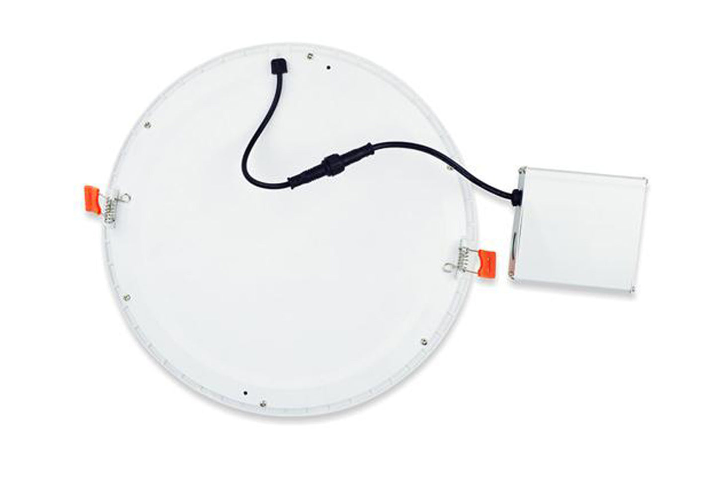 12-in. W Round Aluminum Semi-Recessed Pot Light In White Color