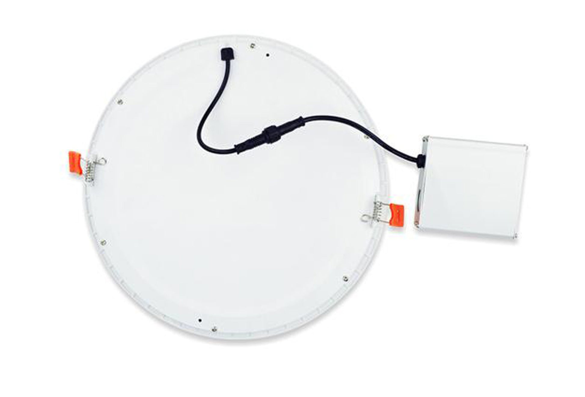 12-in. W Round Aluminum Semi-Recessed Pot Light In White Color