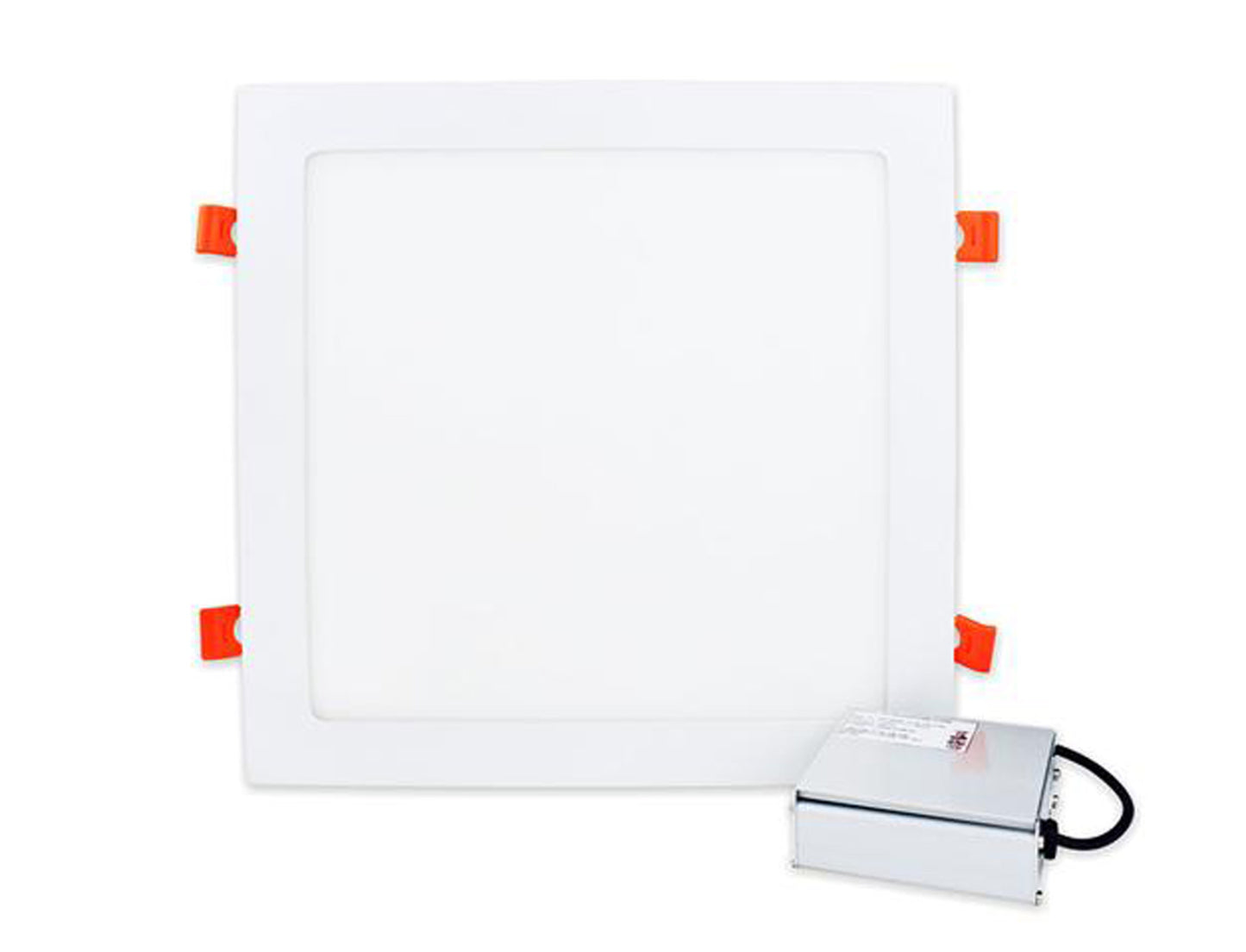 12-in. W Square Aluminum Semi-Recessed Pot Light In White Color