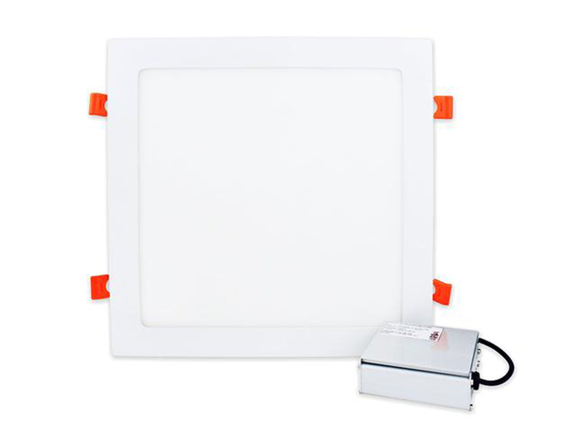 12-in. W Square Aluminum Semi-Recessed Pot Light In White Color