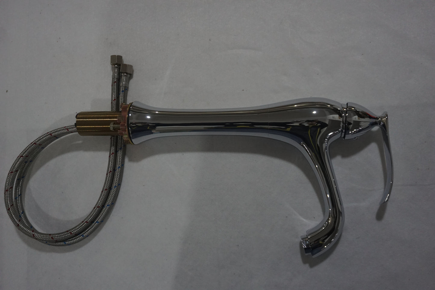 Deck Mount CUPC Chrome Bathroom Sink Faucet Chrome Lead Free Brass