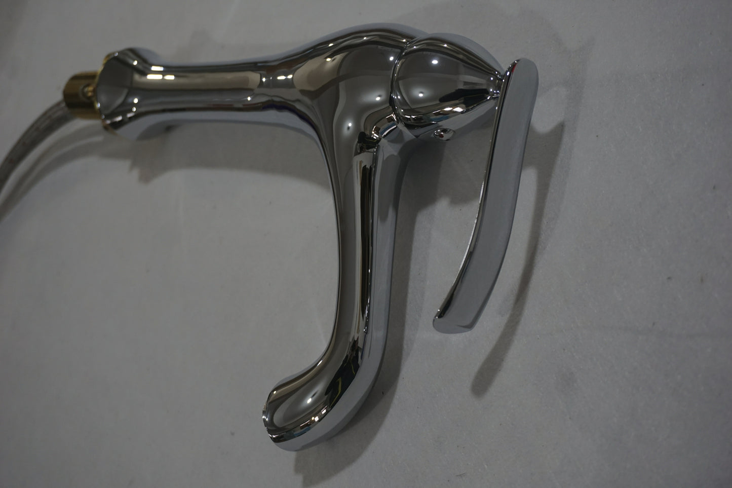 Deck Mount CUPC Chrome Bathroom Sink Faucet Chrome Lead Free Brass