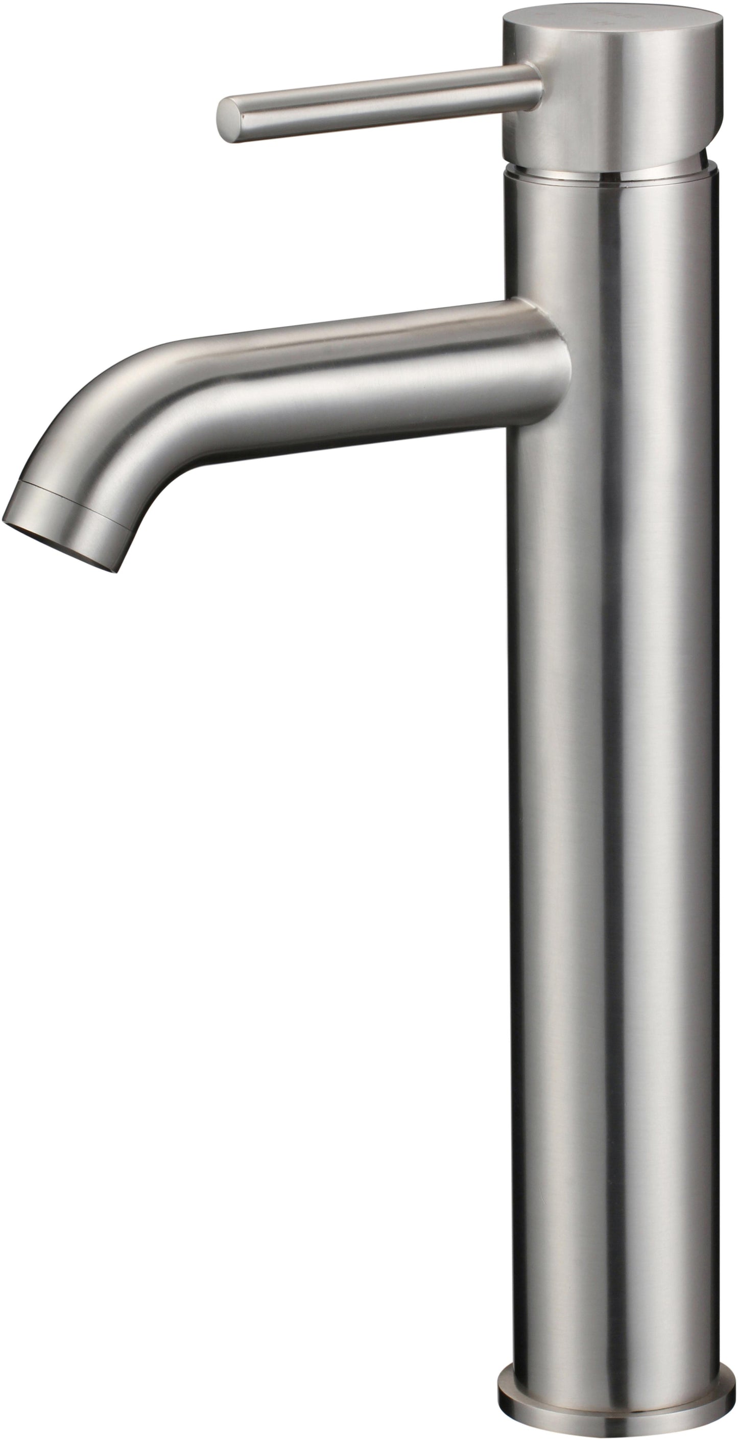 Deck Mount CUPC Stainless Steel Bathroom Sink Faucet Brushed Nickel Lead Free Brass