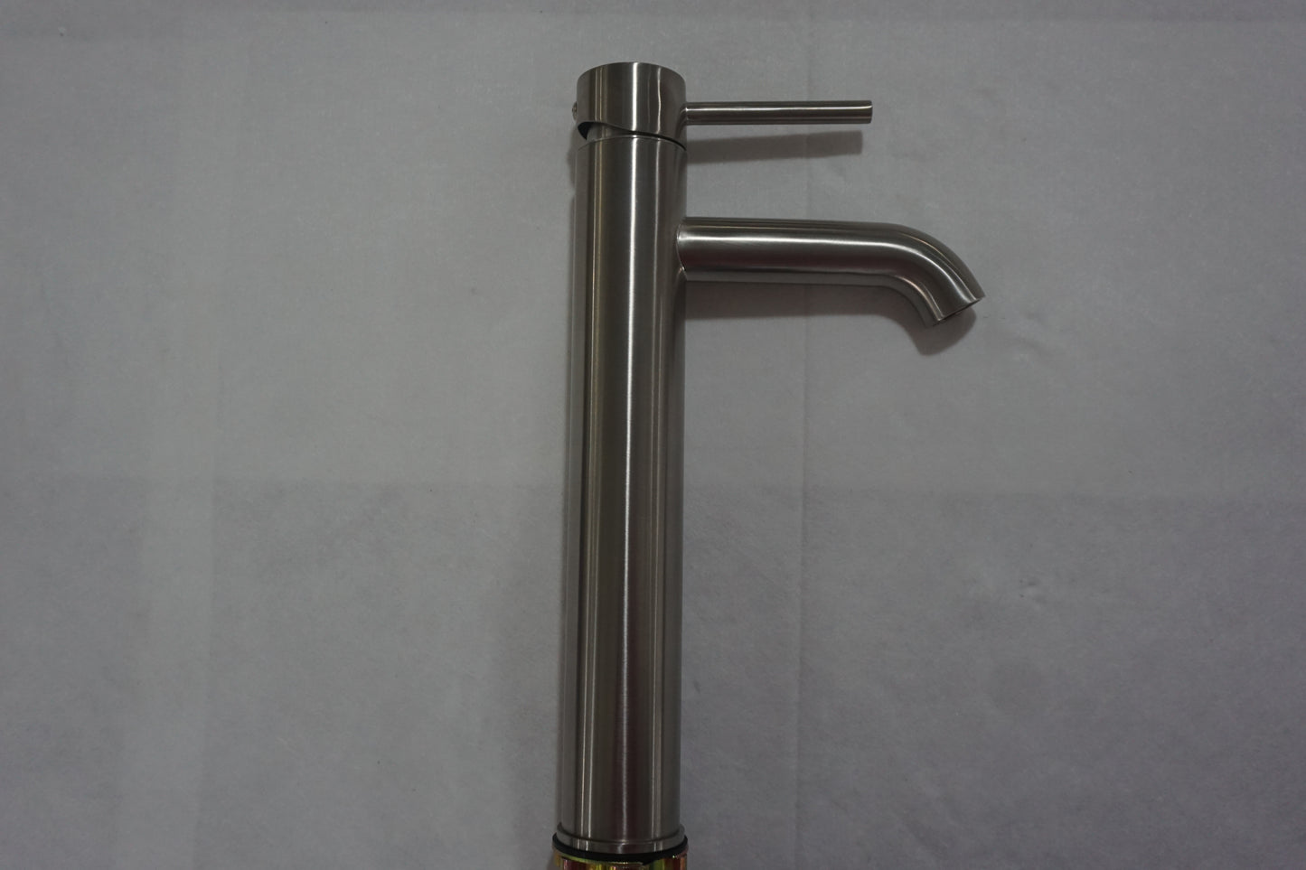 Deck Mount CUPC Stainless Steel Bathroom Sink Faucet Brushed Nickel Lead Free Brass