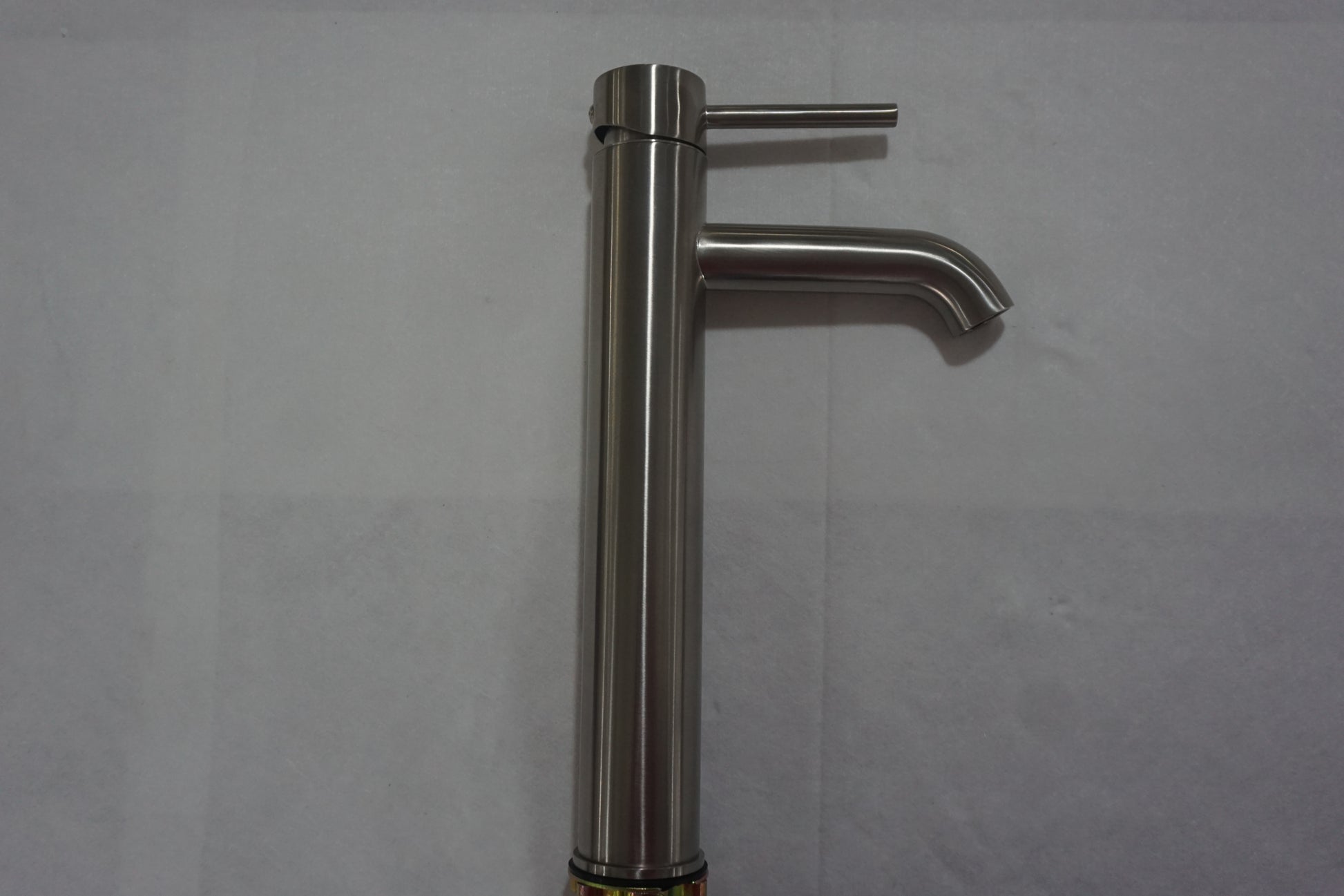 Deck Mount CUPC Stainless Steel Bathroom Sink Faucet Brushed Nickel Lead Free Brass