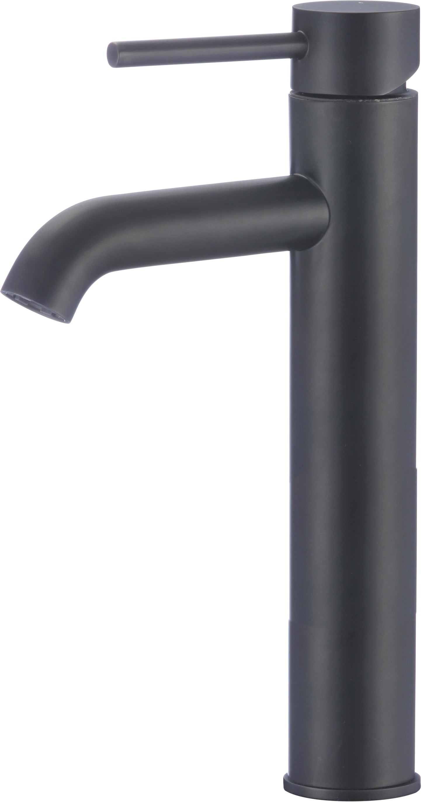 Deck Mount CUPC Black Bathroom Sink Faucet Black Lead Free Brass