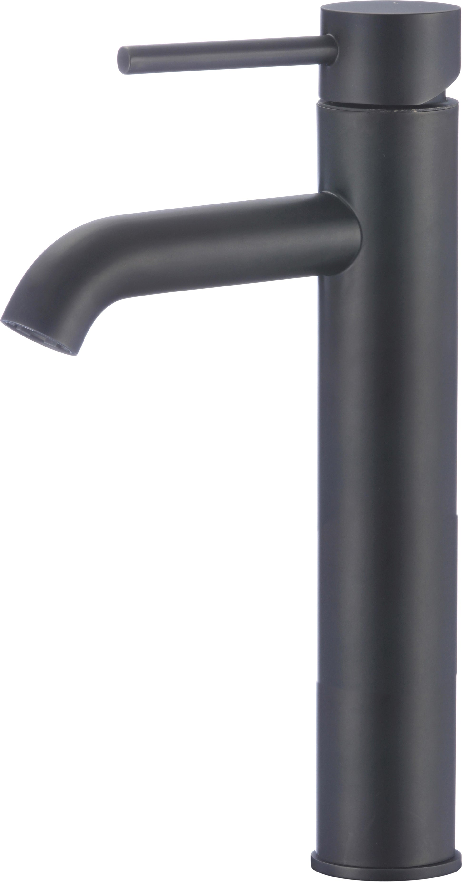 Deck Mount CUPC Black Bathroom Sink Faucet Black Lead Free Brass