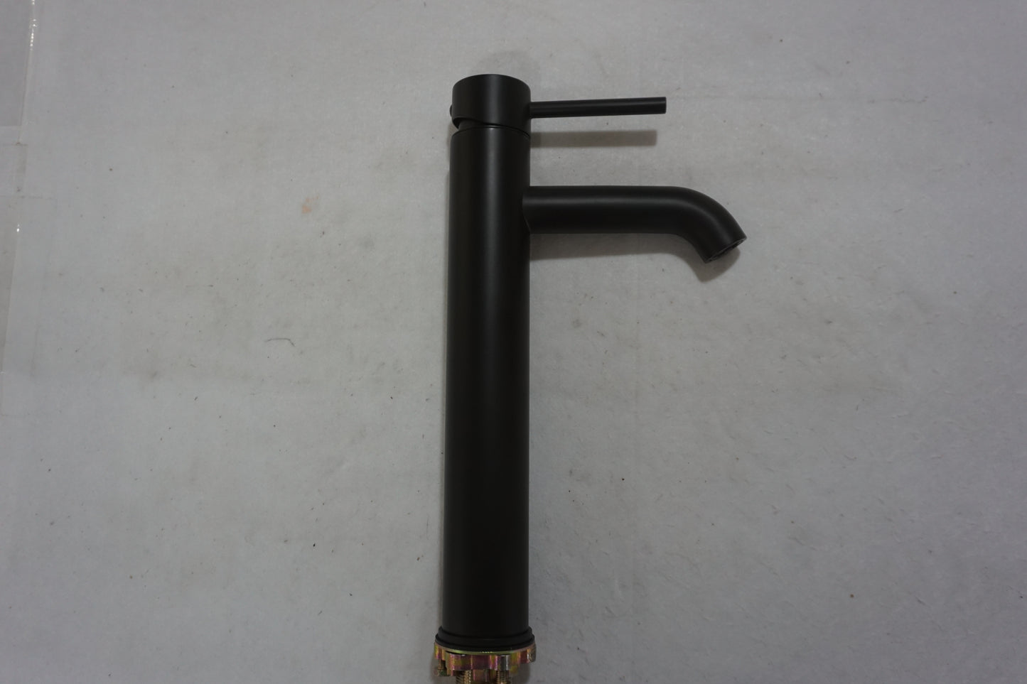 Deck Mount CUPC Black Bathroom Sink Faucet Black Lead Free Brass