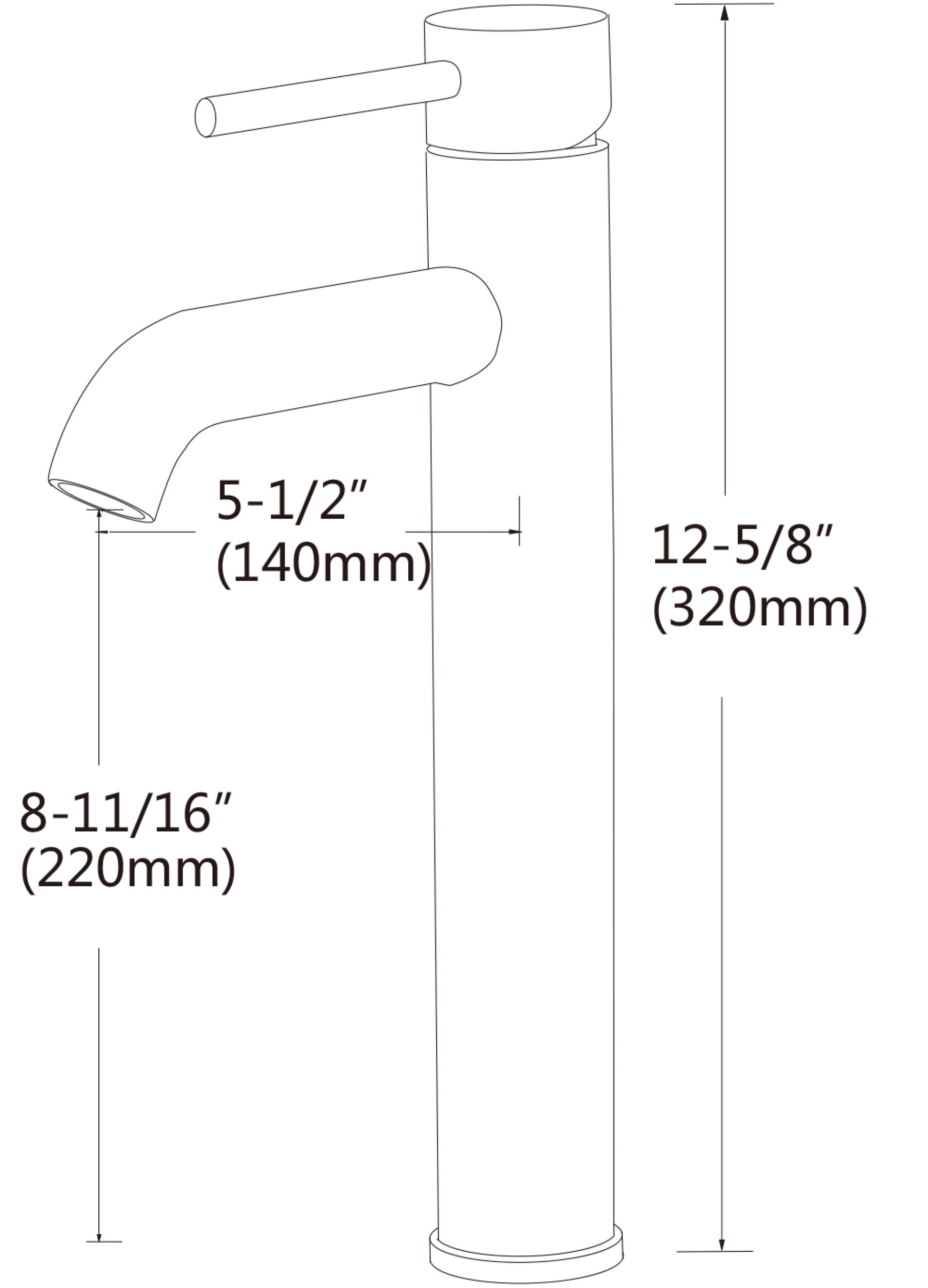 Deck Mount CUPC Black Bathroom Sink Faucet Black Lead Free Brass