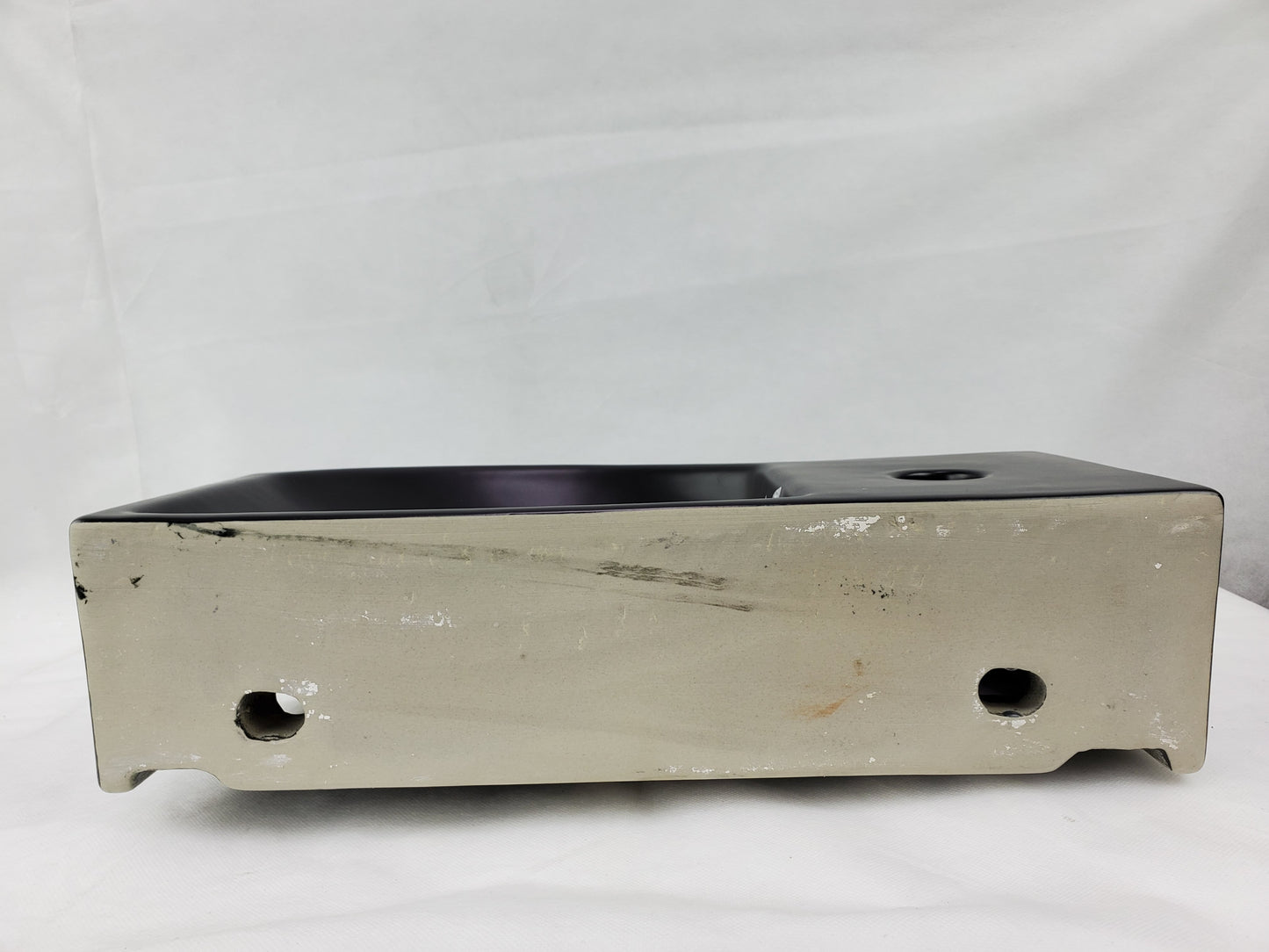 14.7-in. x 8.7-in. Rectangle Bathroom Vessel Sink Black Enamel Glaze